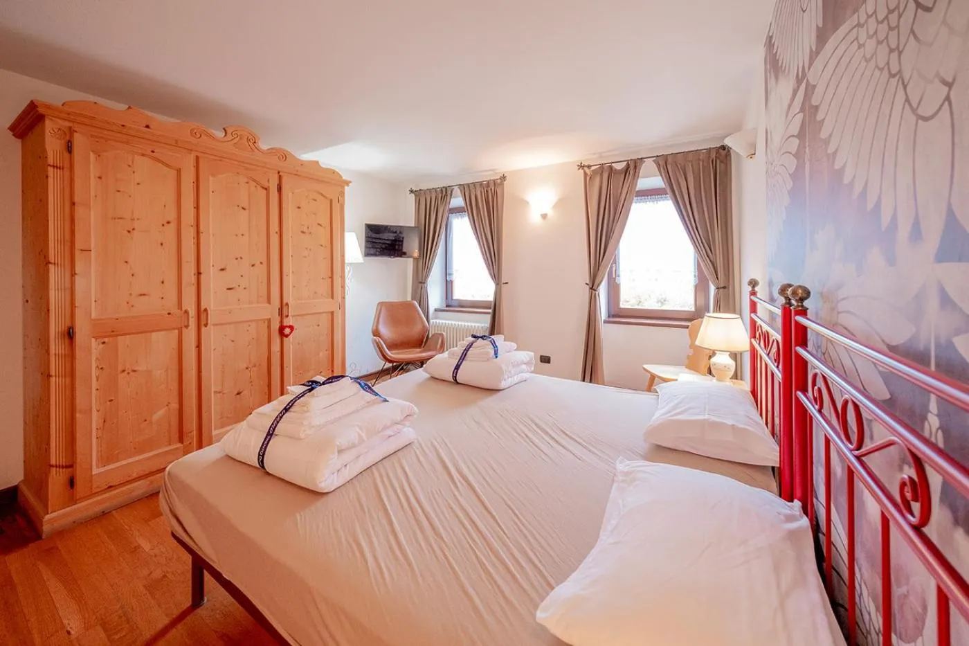 Bed in Agriturismo Mas dei Chini