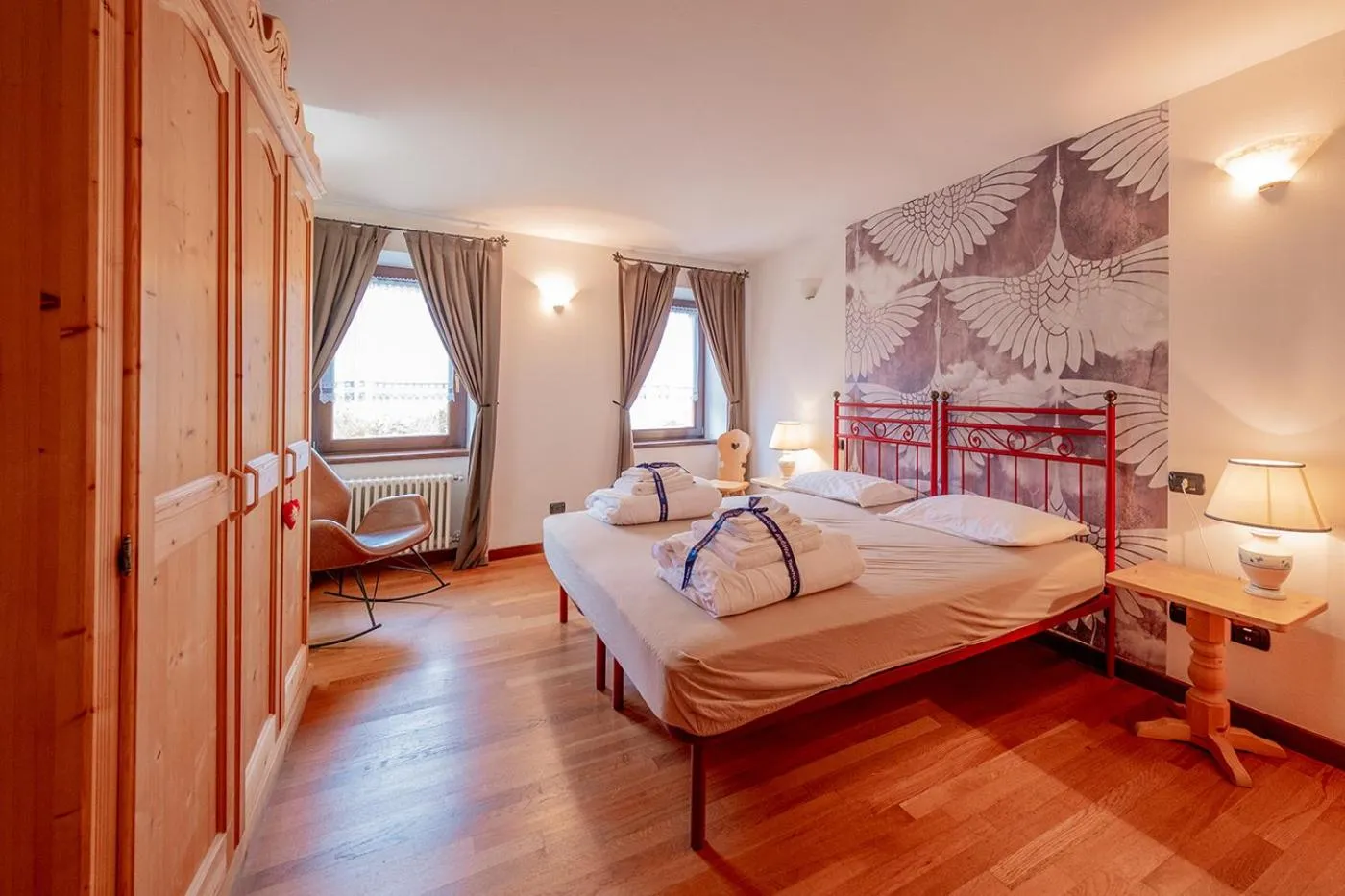 Bed in Agriturismo Mas dei Chini