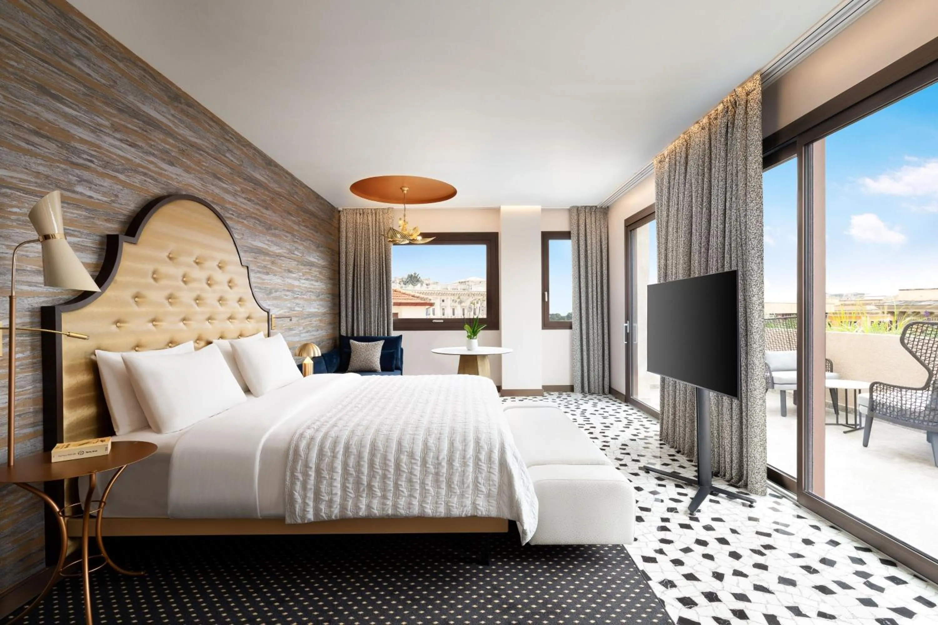 Bedroom, Bed in Le Meridien Visconti Rome