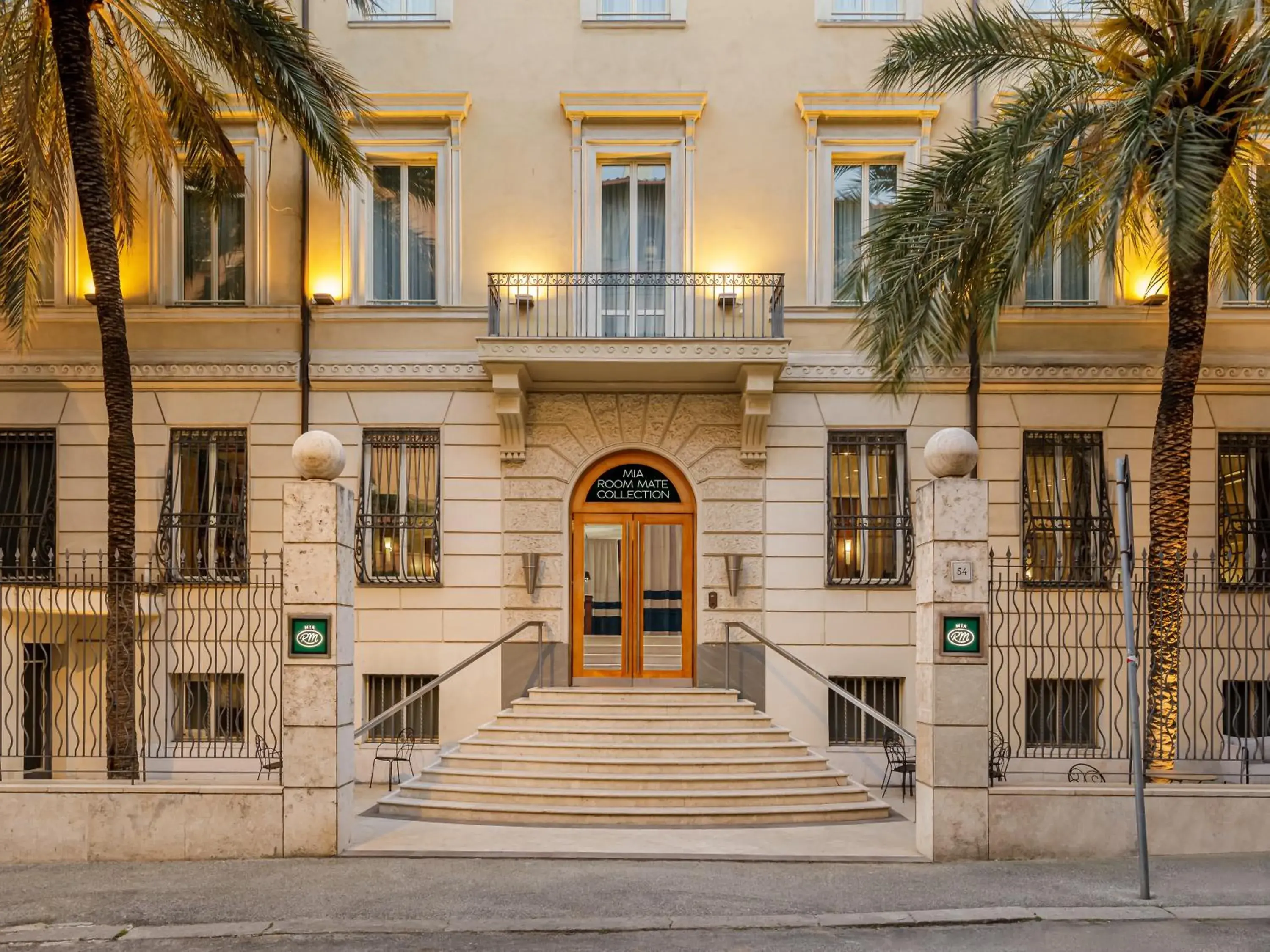 Facade/entrance in Room Mate Collection Mia, Rome Colosseum Facade/entrance in Room Mate Collection Mia, Rome Colosseum