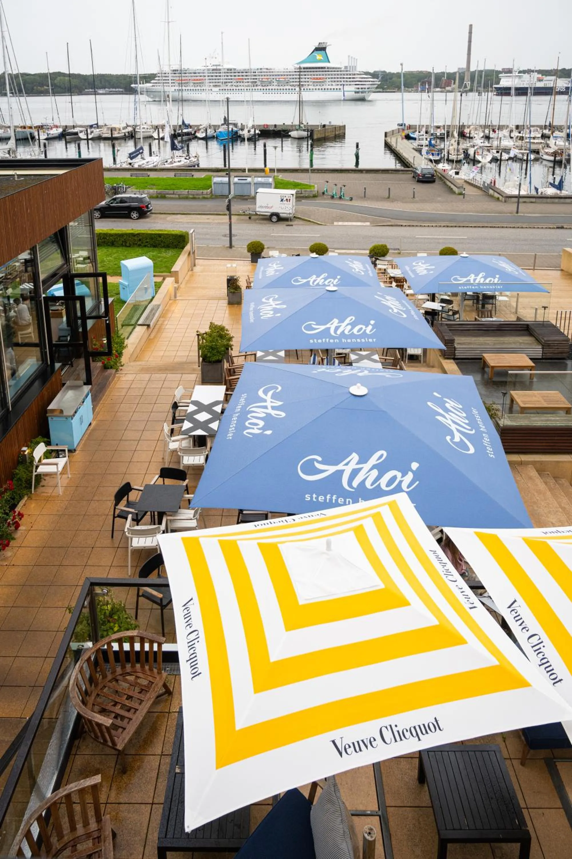 Balcony/Terrace in Hotel Kieler Yacht-Club