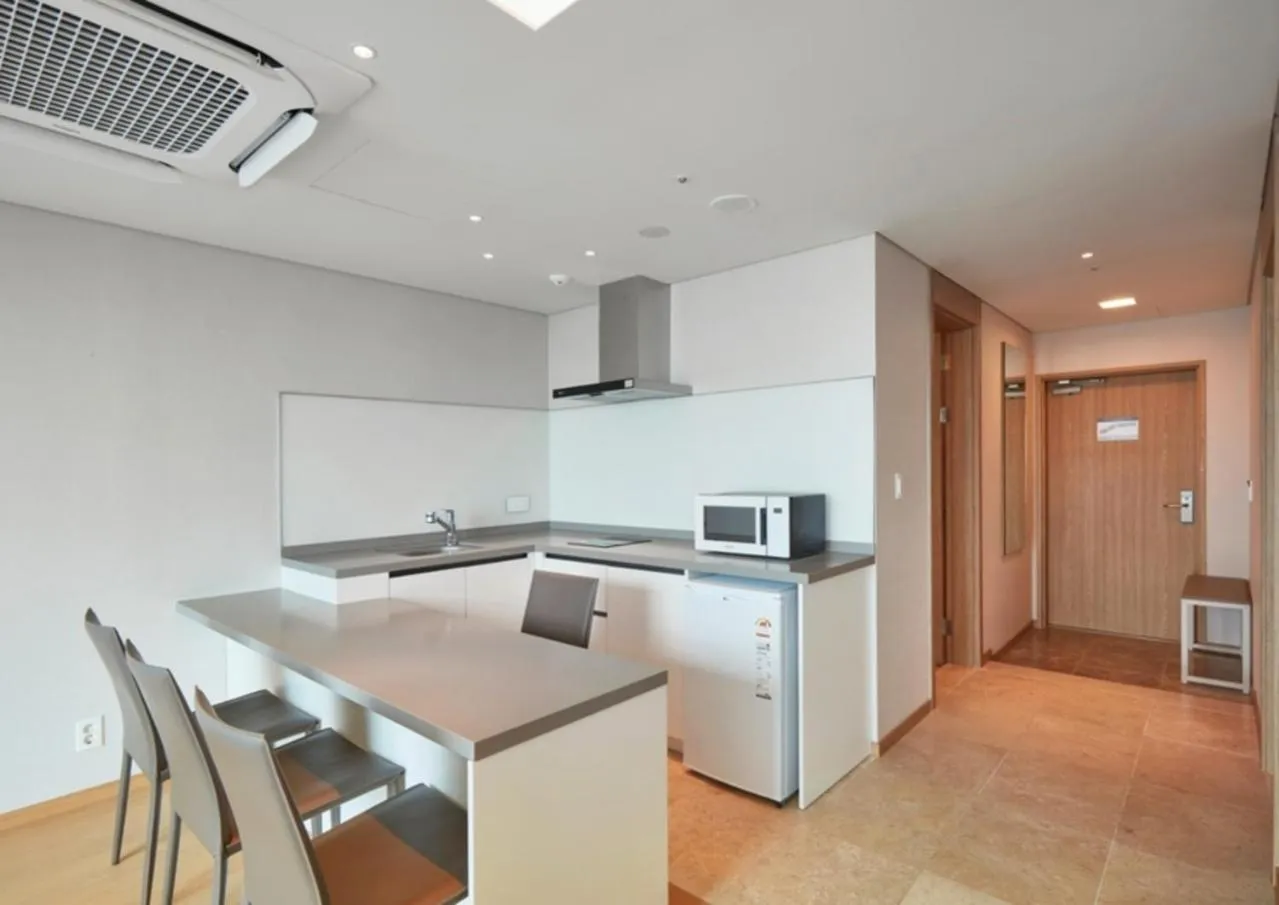 Kitchen or kitchenette in Kumho Jeju Resort