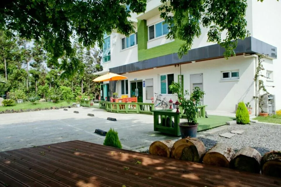Patio in Jeju Bada Wi Olle Pension