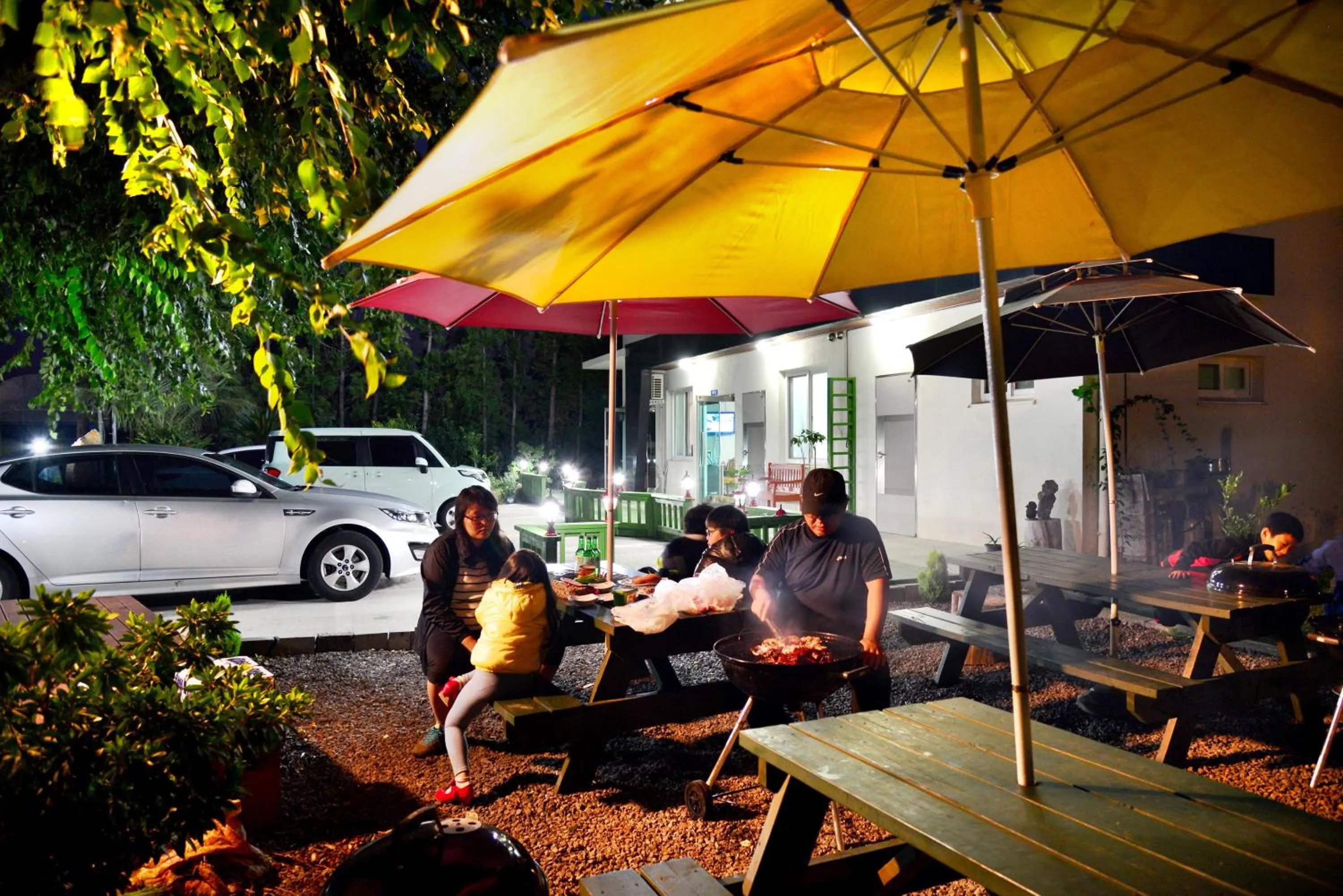 Patio in Jeju Bada Wi Olle Pension