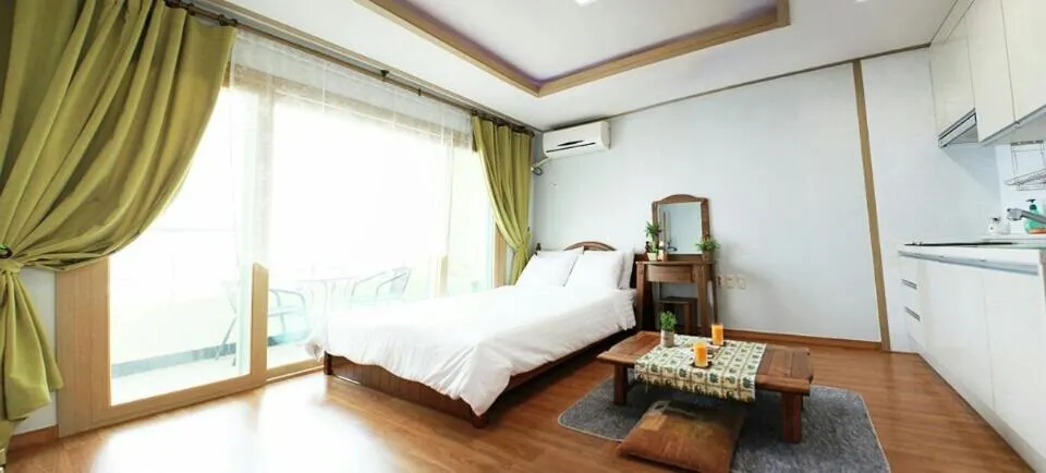 Day, Bed in Jeju Bada Wi Olle Pension