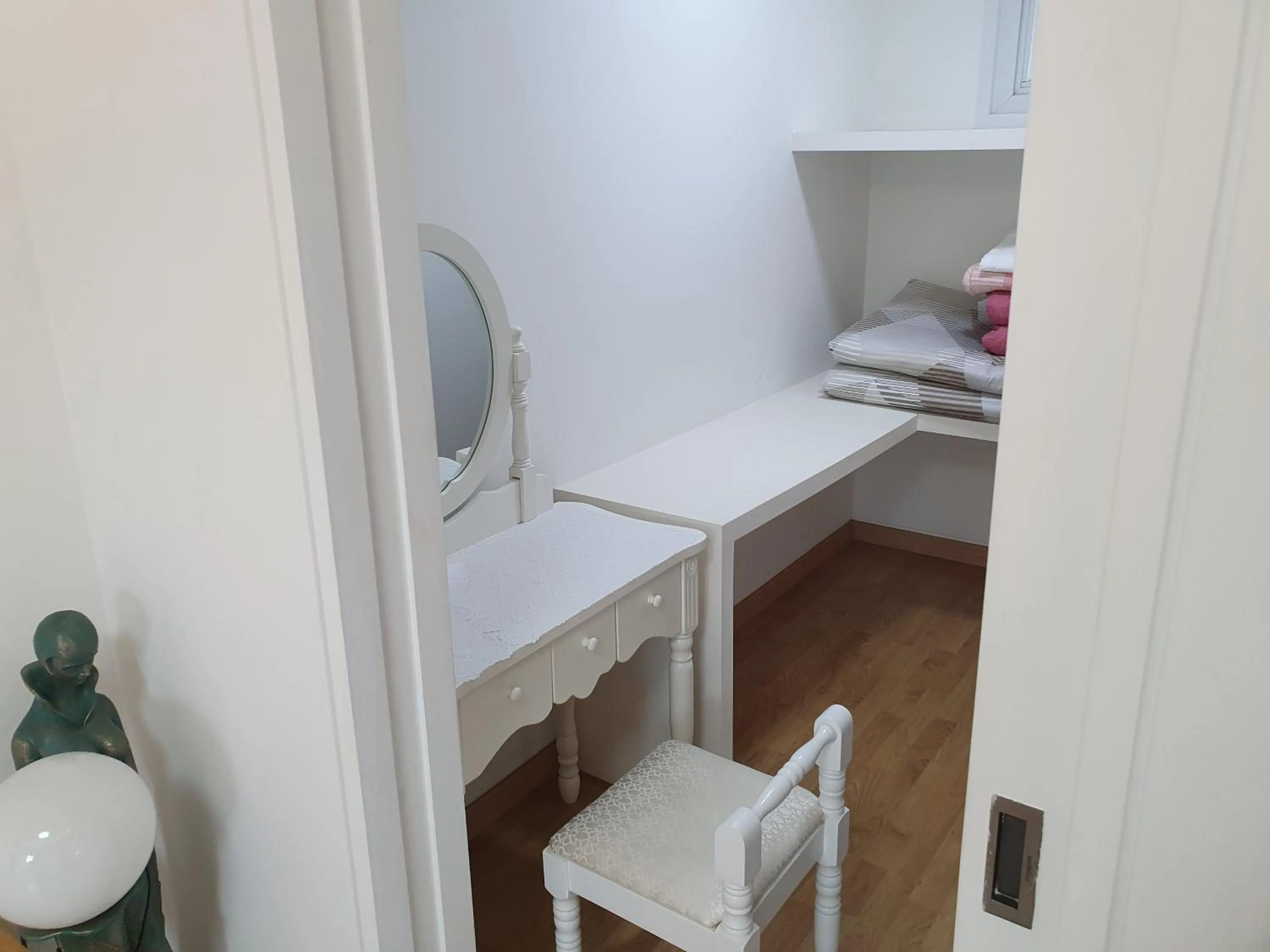 Bed in Jeju Bada Wi Olle Pension