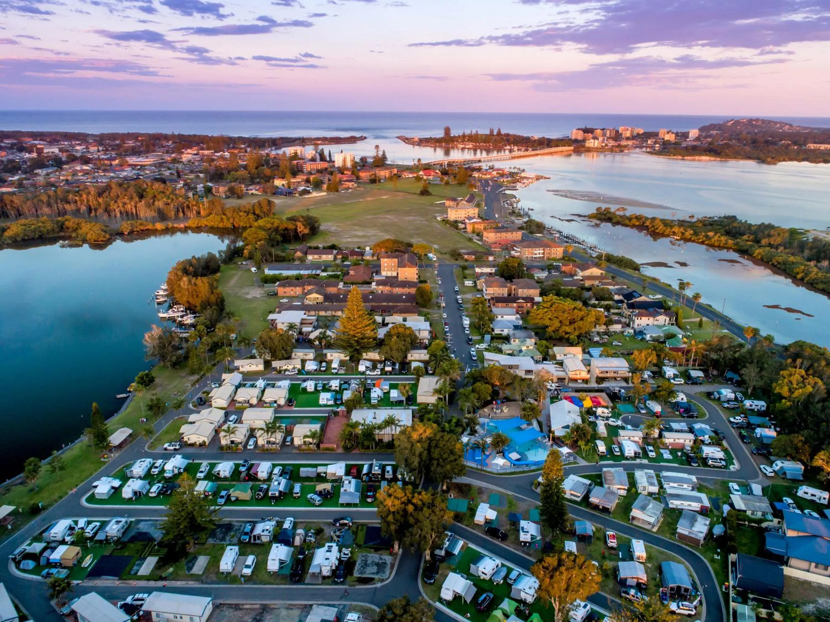 Bird's eye view in NRMA Forster Tuncurry
