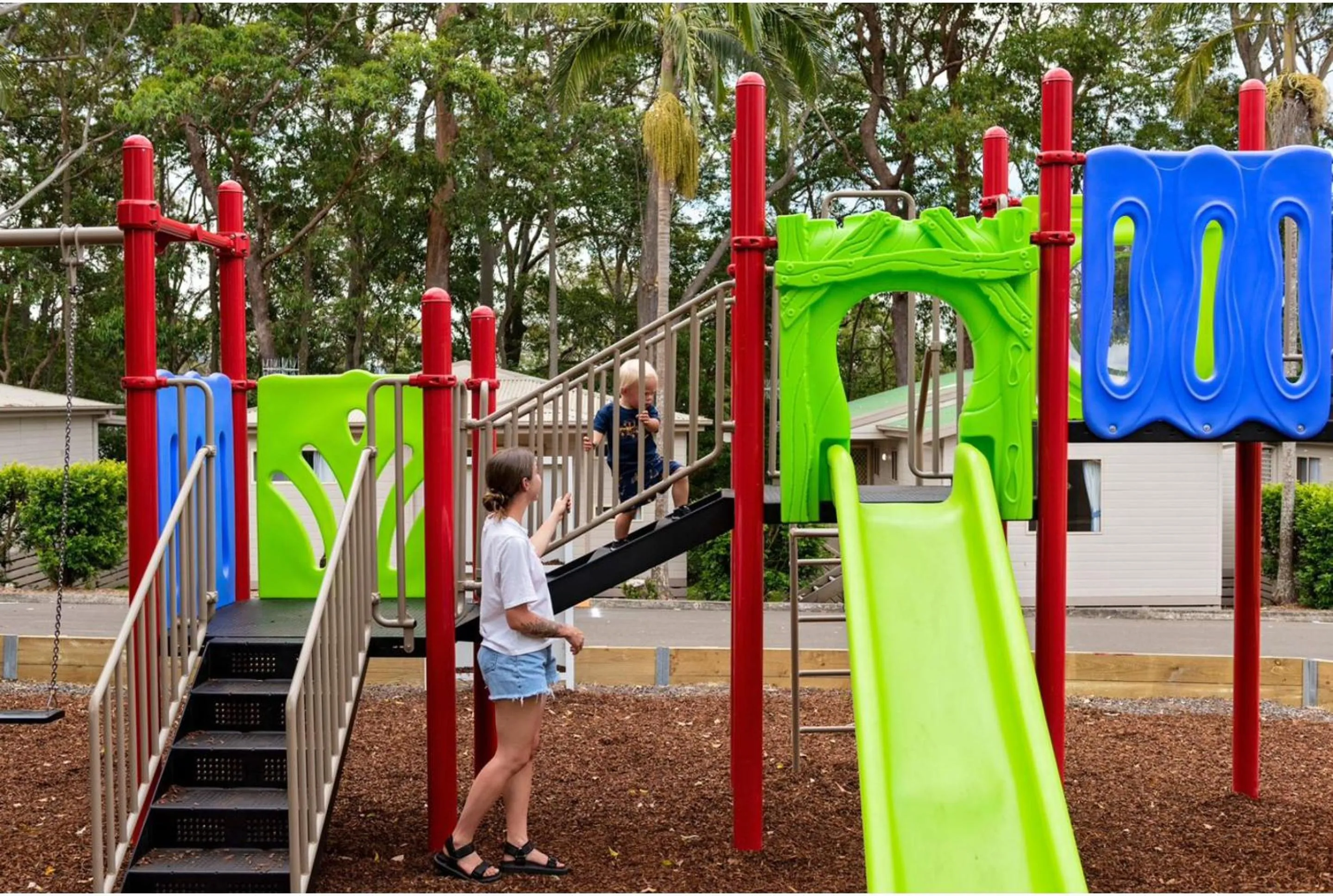 Children play ground in Discovery Parks - Burrill Lake, Ulladulla
