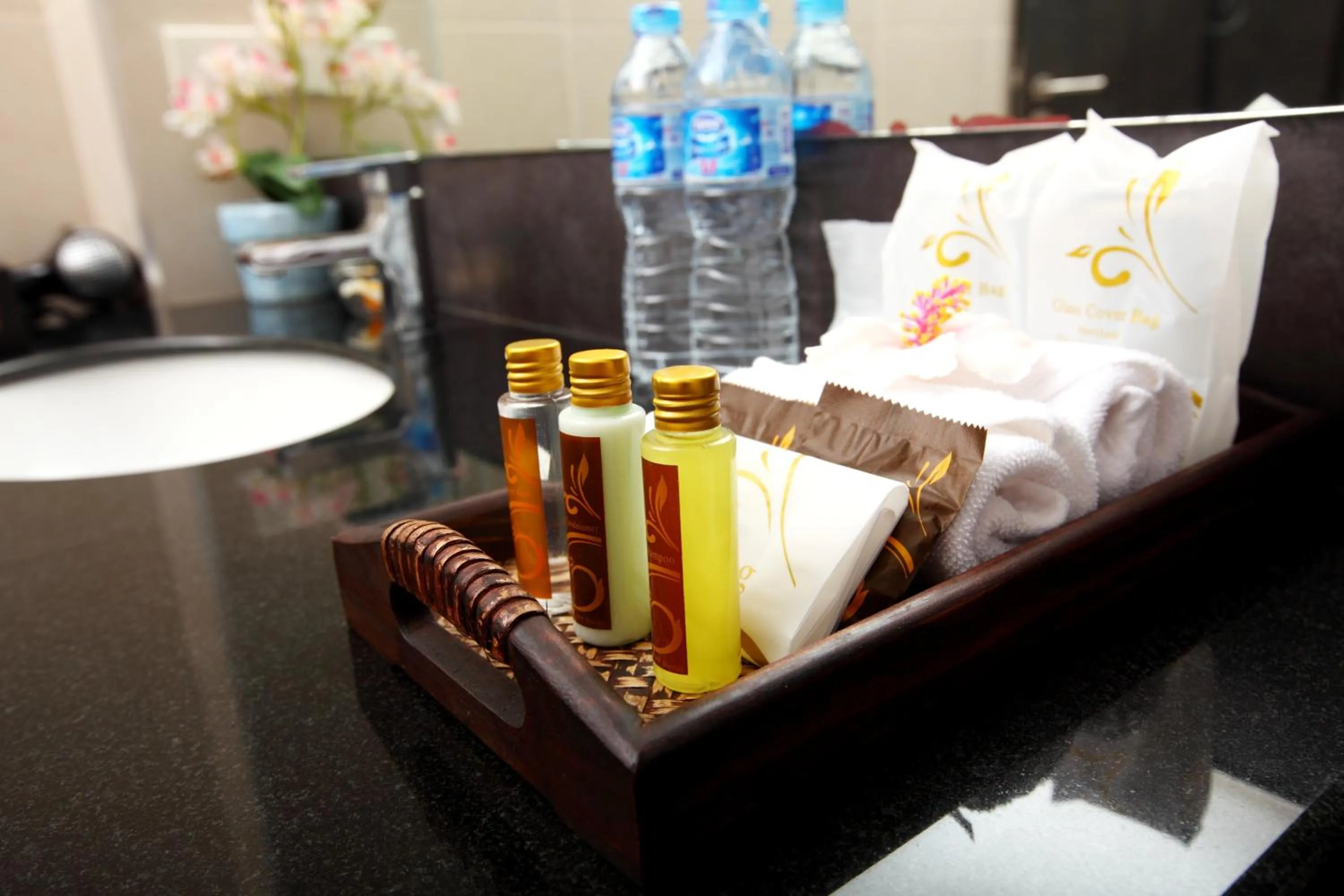 Decorative detail in Hidden Palm Pool Villas