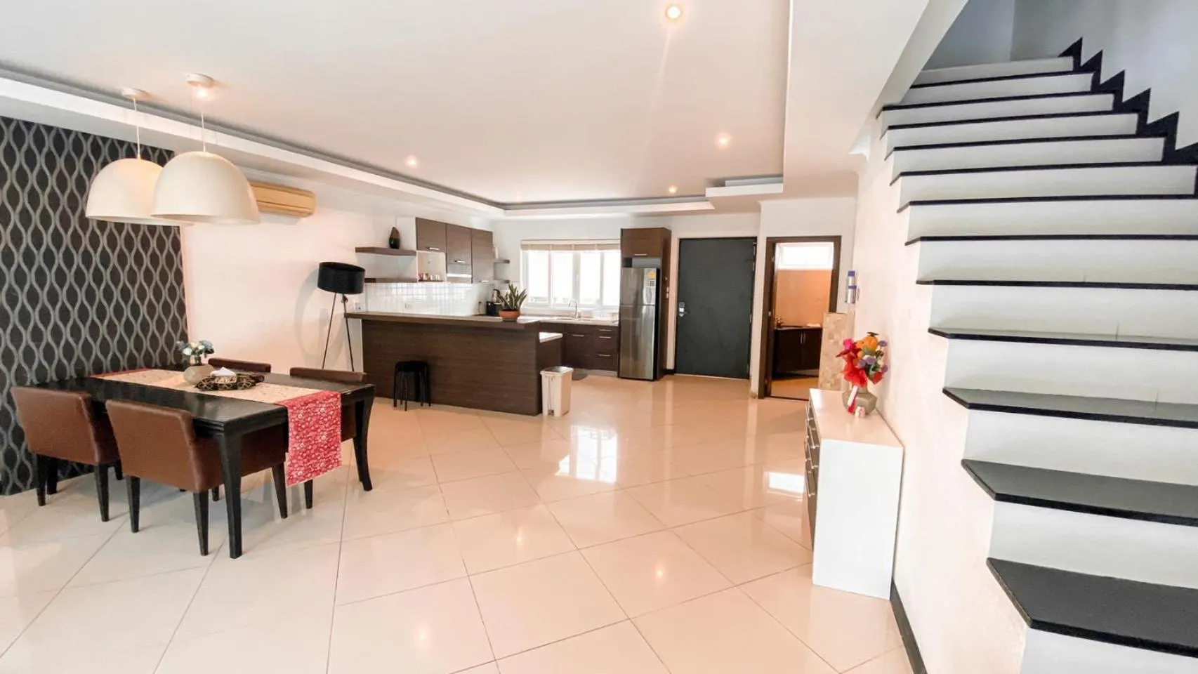 Kitchen or kitchenette in Hidden Palm Pool Villas