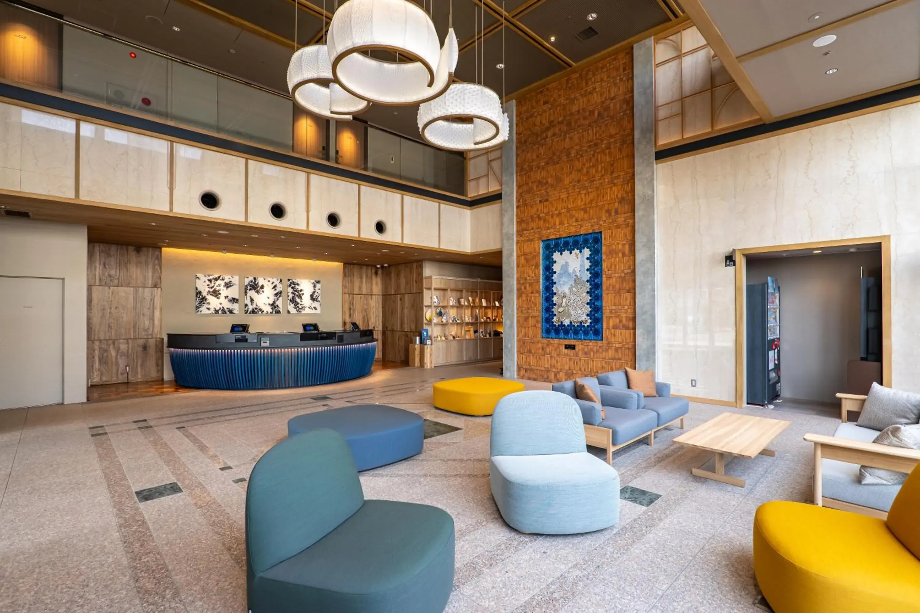 Lobby or reception in -SPA RESORT- Nagoya Kasadera Hotel Lobby or reception in -SPA RESORT- Nagoya Kasadera Hotel