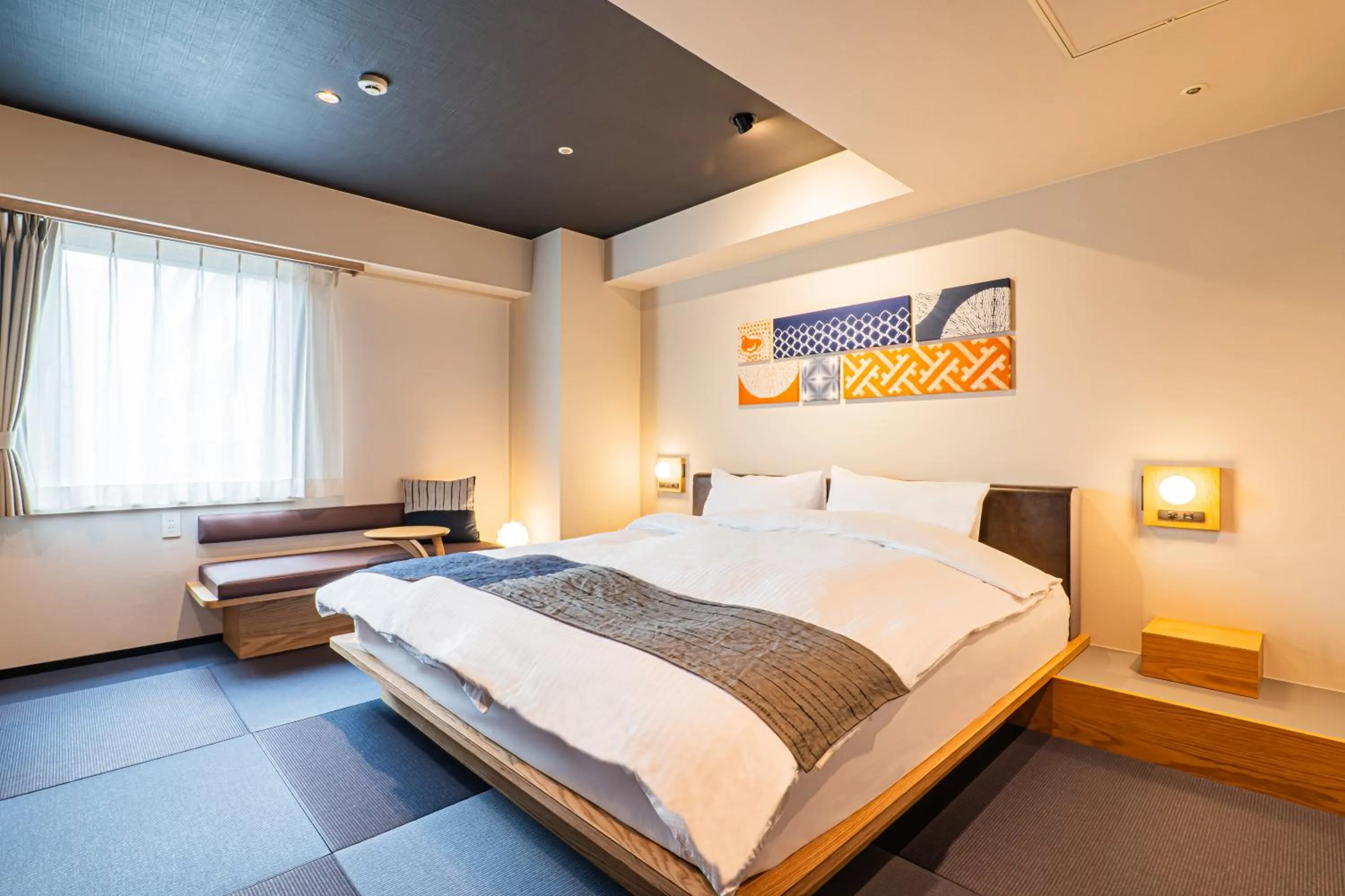 Bed in -SPA RESORT- Nagoya Kasadera Hotel