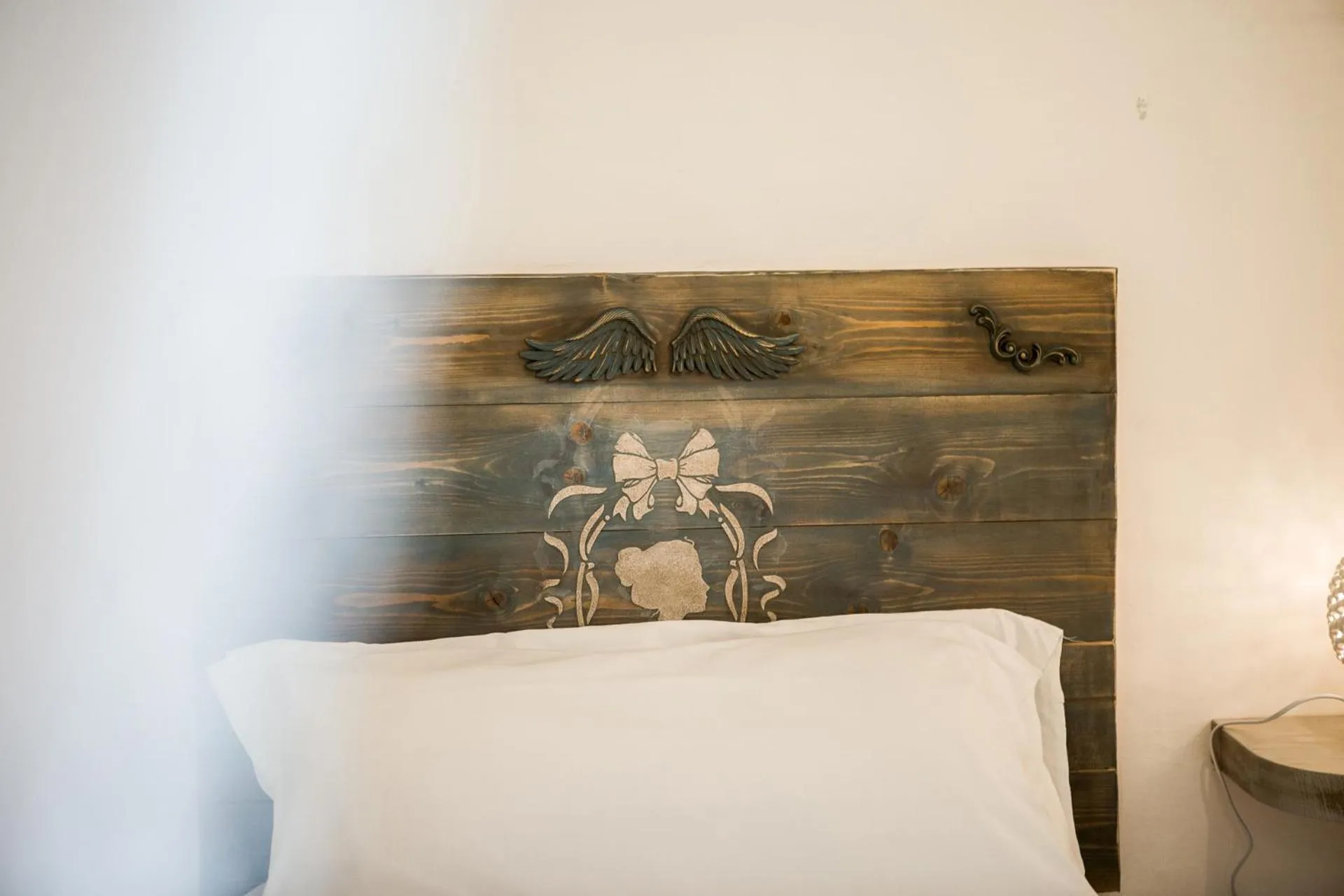 Bed in Trulli Nuova Aia Resort