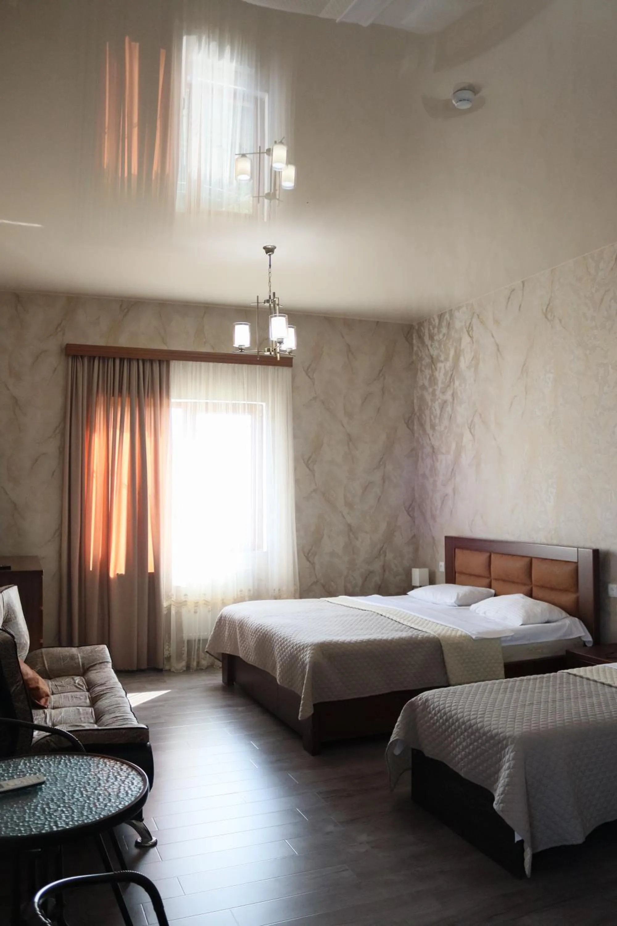 Bed in Hotel West Face