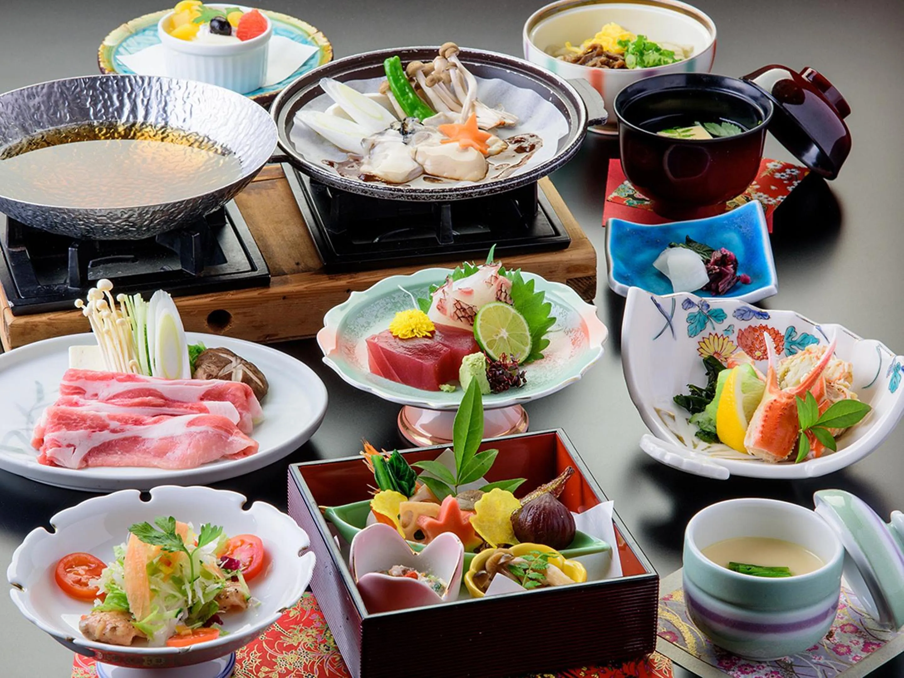 Food in 湯郷グランドホテル Yunogo Onsen Yunogo Grand Hotel