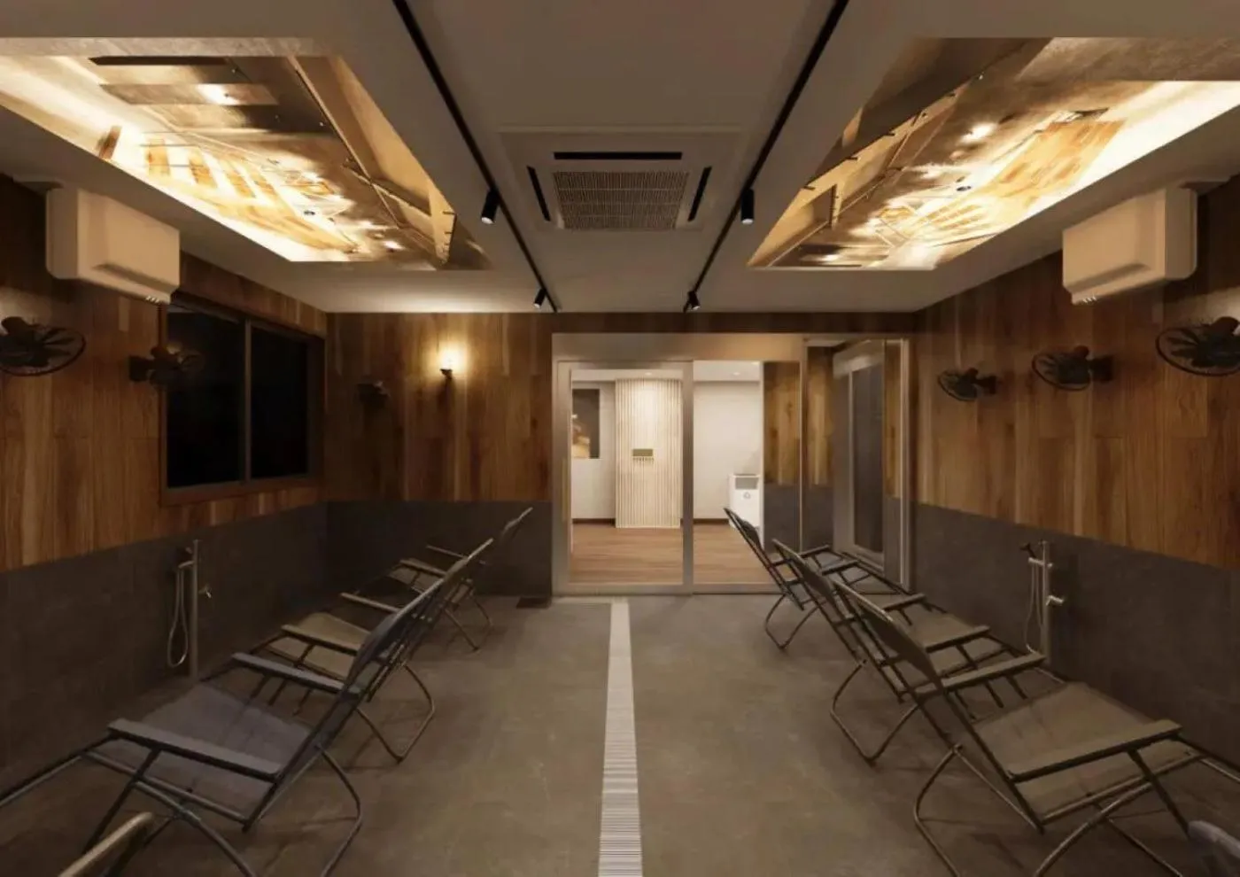 Sauna in Seaside Hotel Maiko Villa Kobe