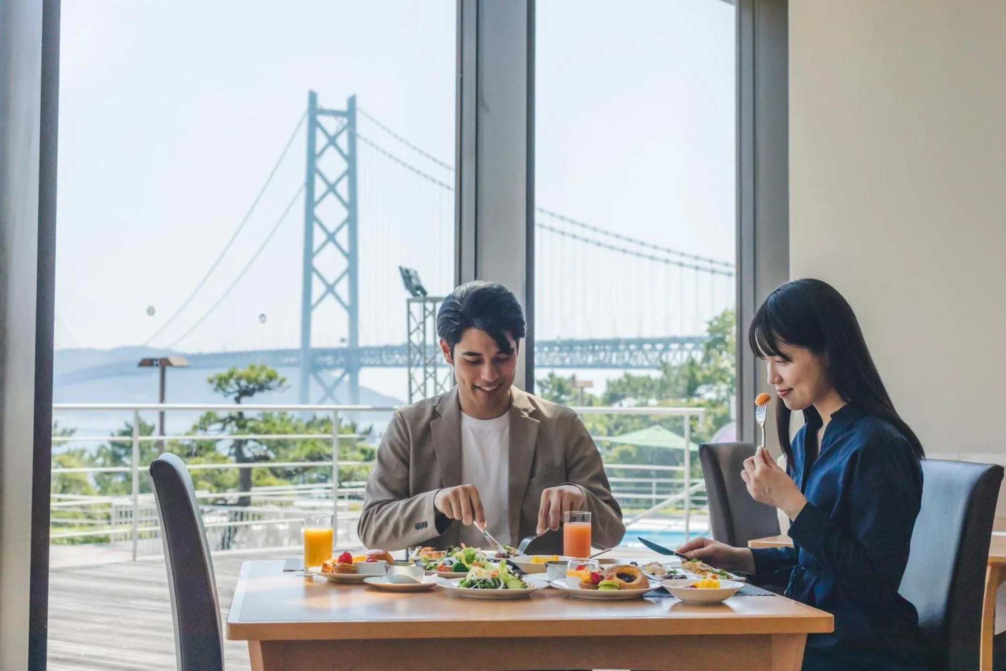 Restaurant/places to eat in Seaside Hotel Maiko Villa Kobe