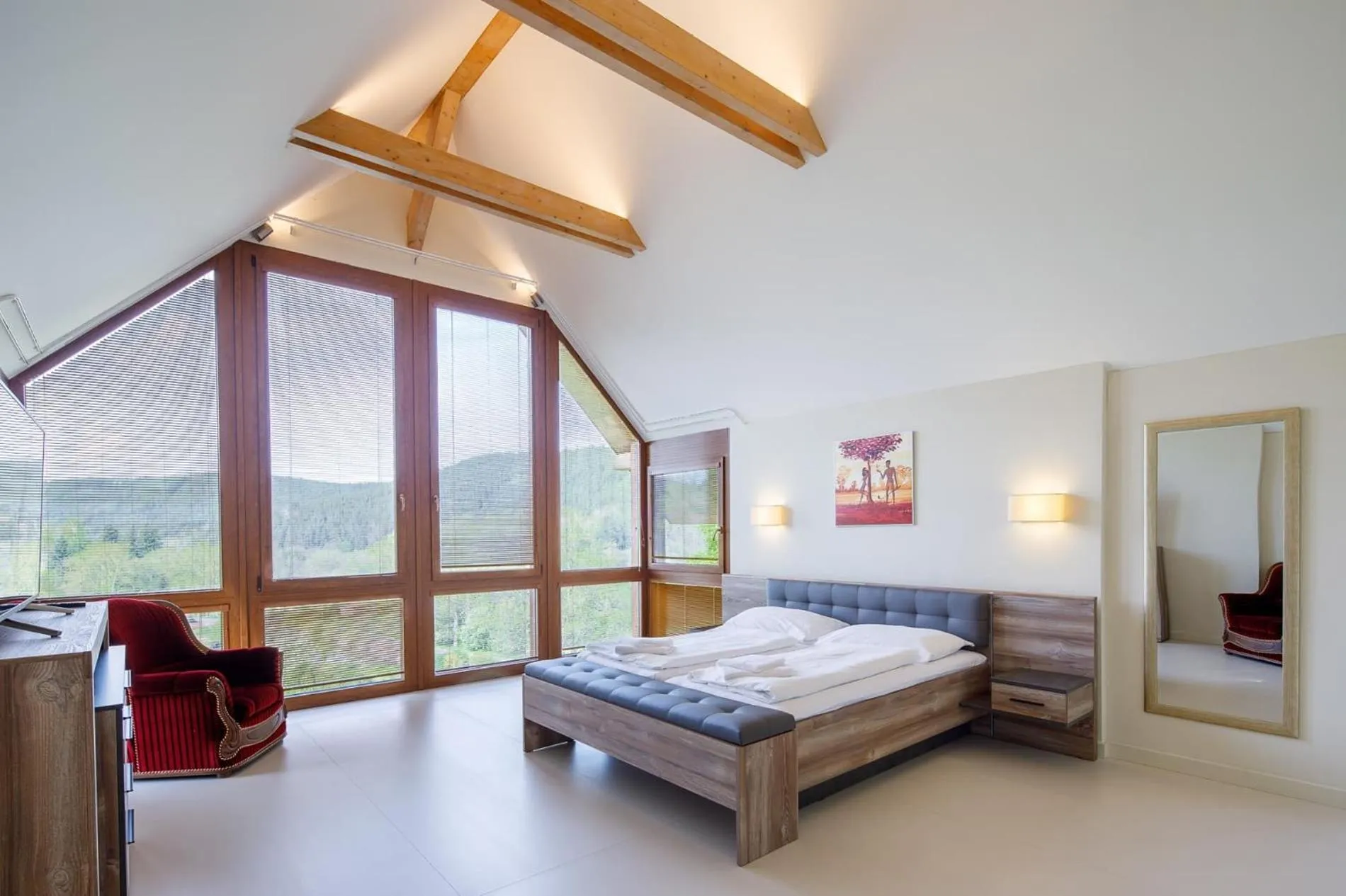 Bed in Hotel Villa Golf Cihelny