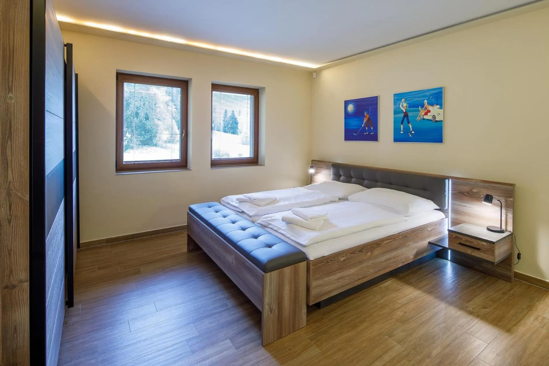 Bed in Hotel Villa Golf Cihelny