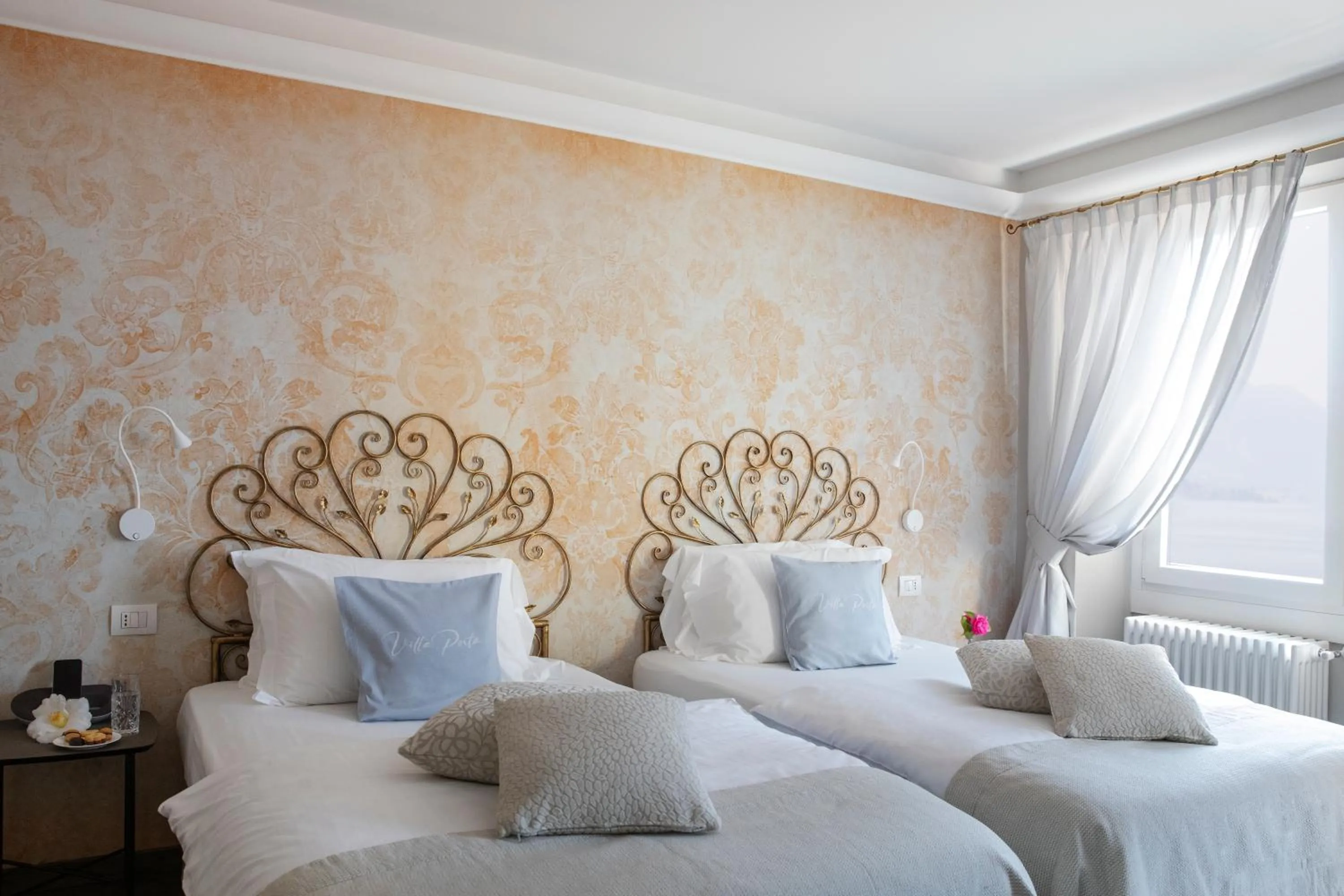 Bed in Relais Villa Porta