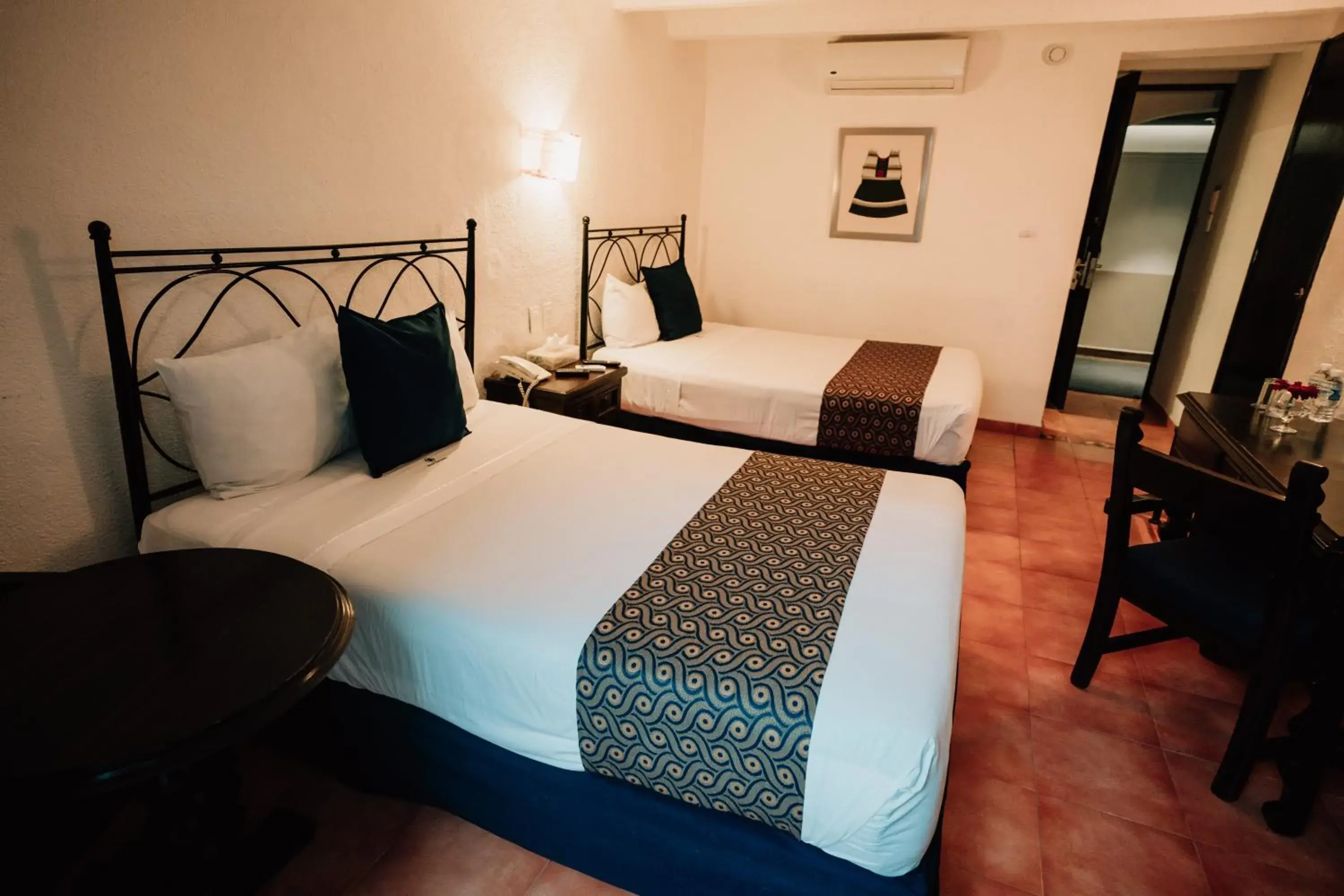 Bed in Hotel San Pedro Puebla Bed in Hotel San Pedro Puebla