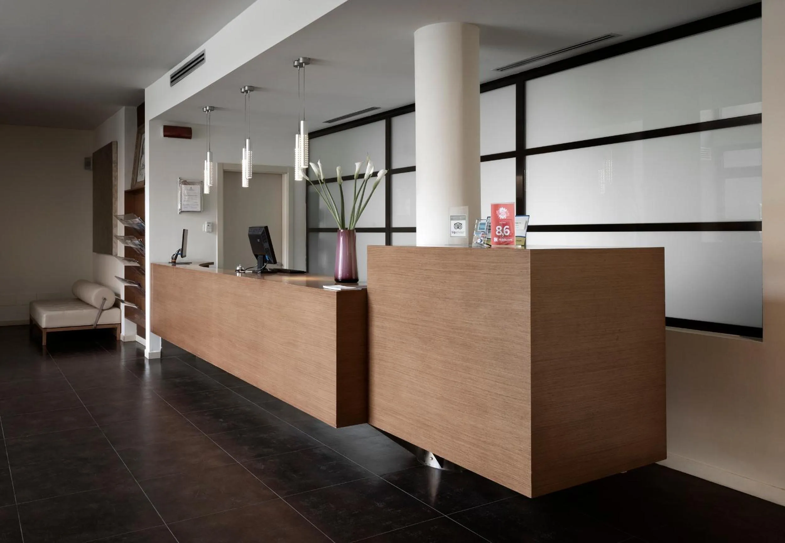 Lobby or reception in HC3 Hotel