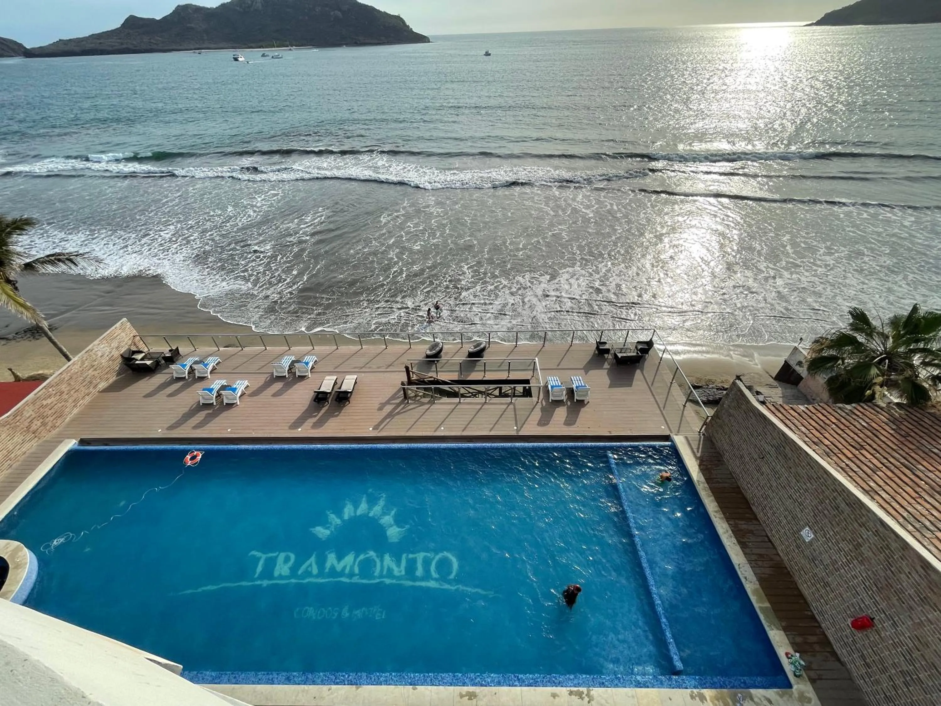 Pool view in Tramonto Resort Mazatlan