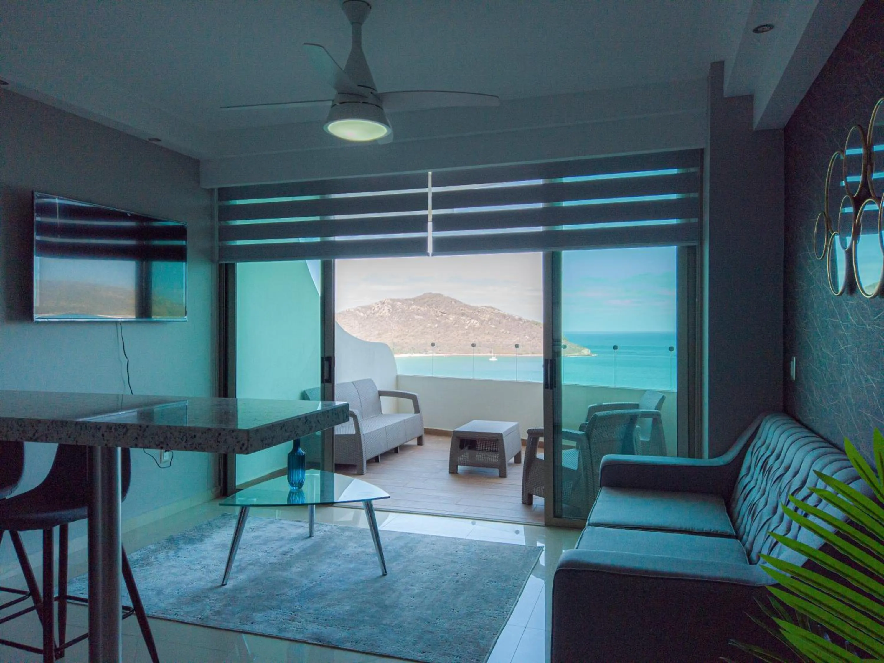 Living room in Tramonto Resort Mazatlan