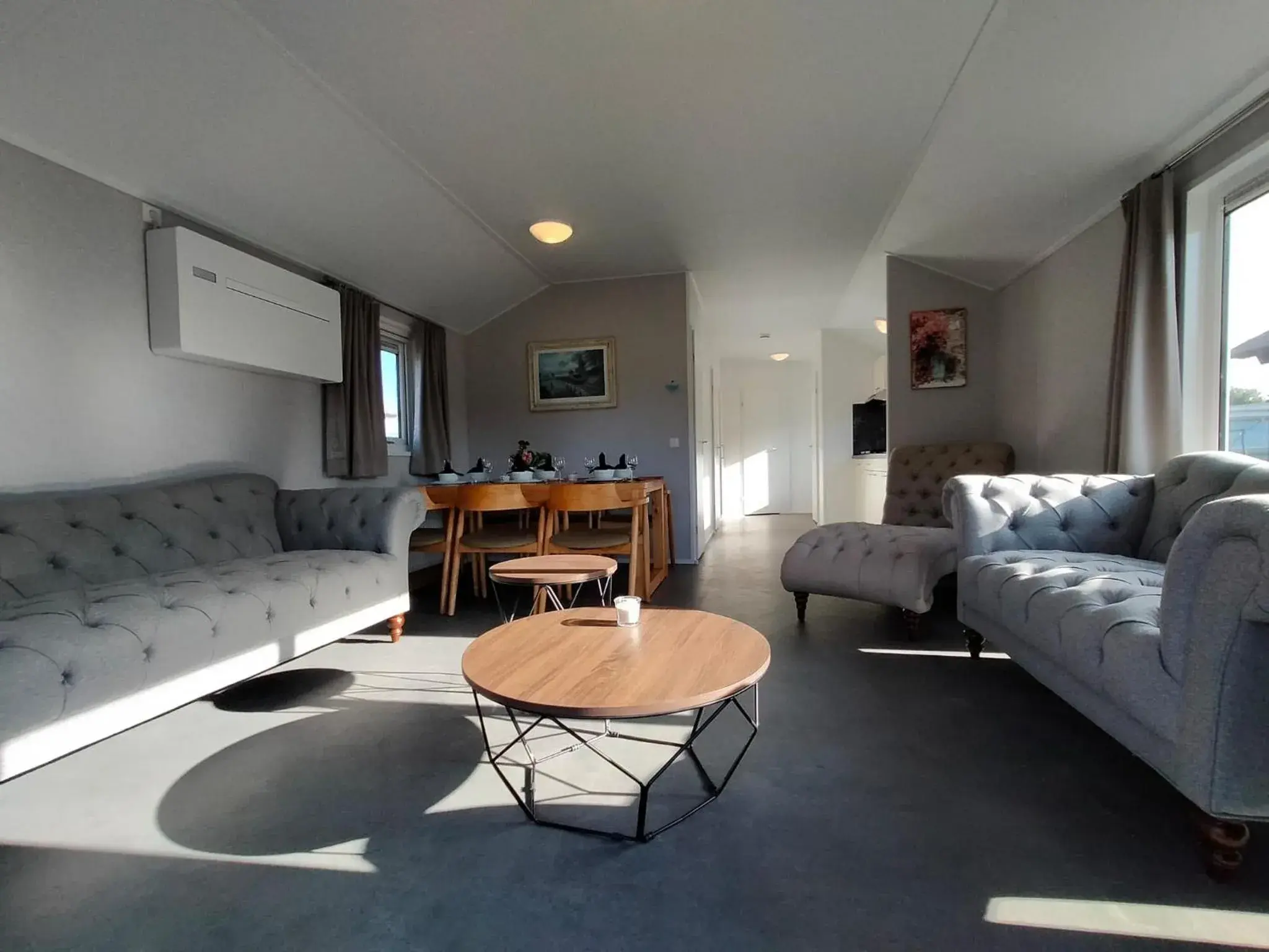 Living room in Waterpark Giethoorn Living room in Waterpark Giethoorn