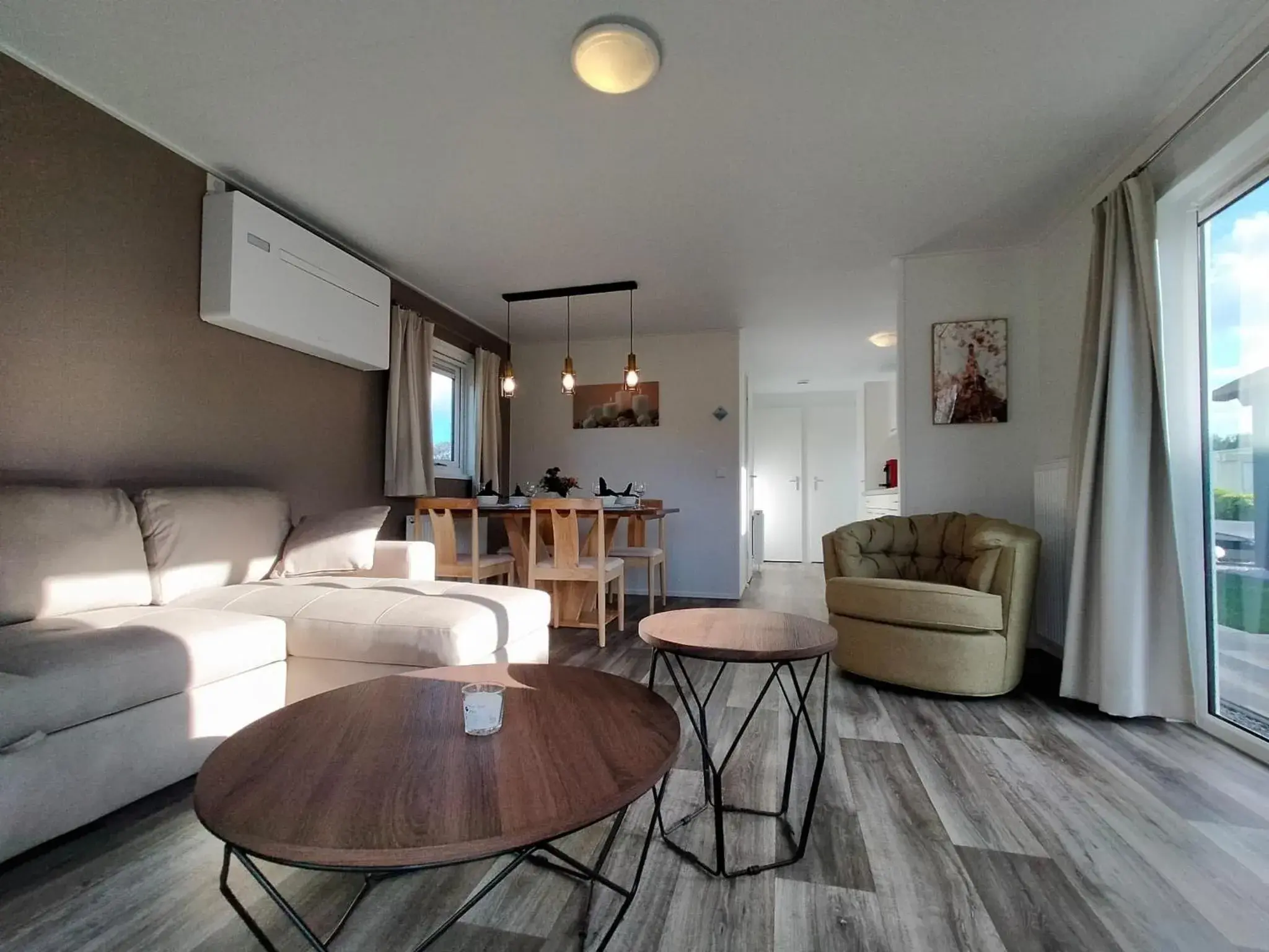 Living room in Waterpark Giethoorn Living room in Waterpark Giethoorn