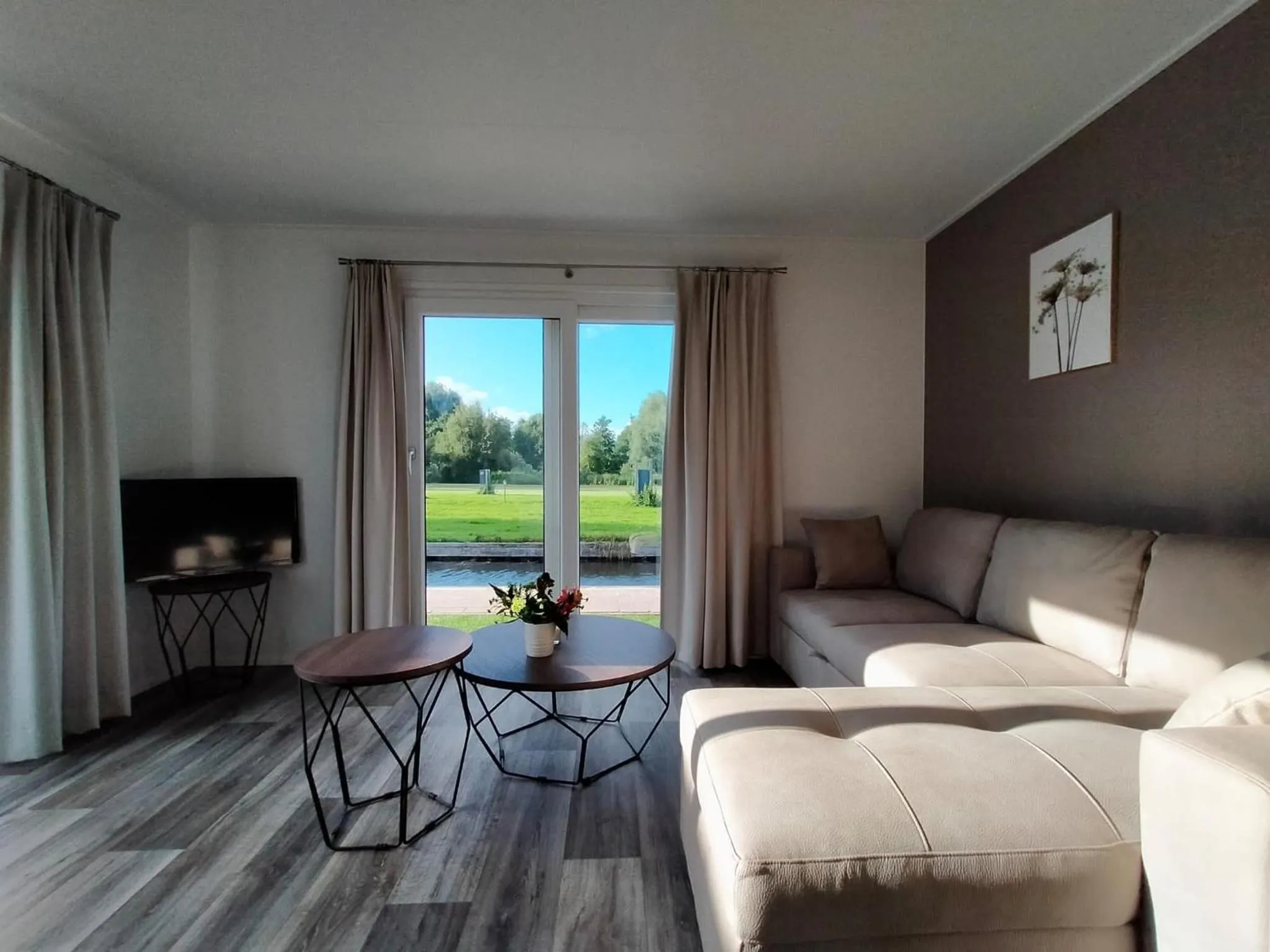 Seating area in Waterpark Giethoorn