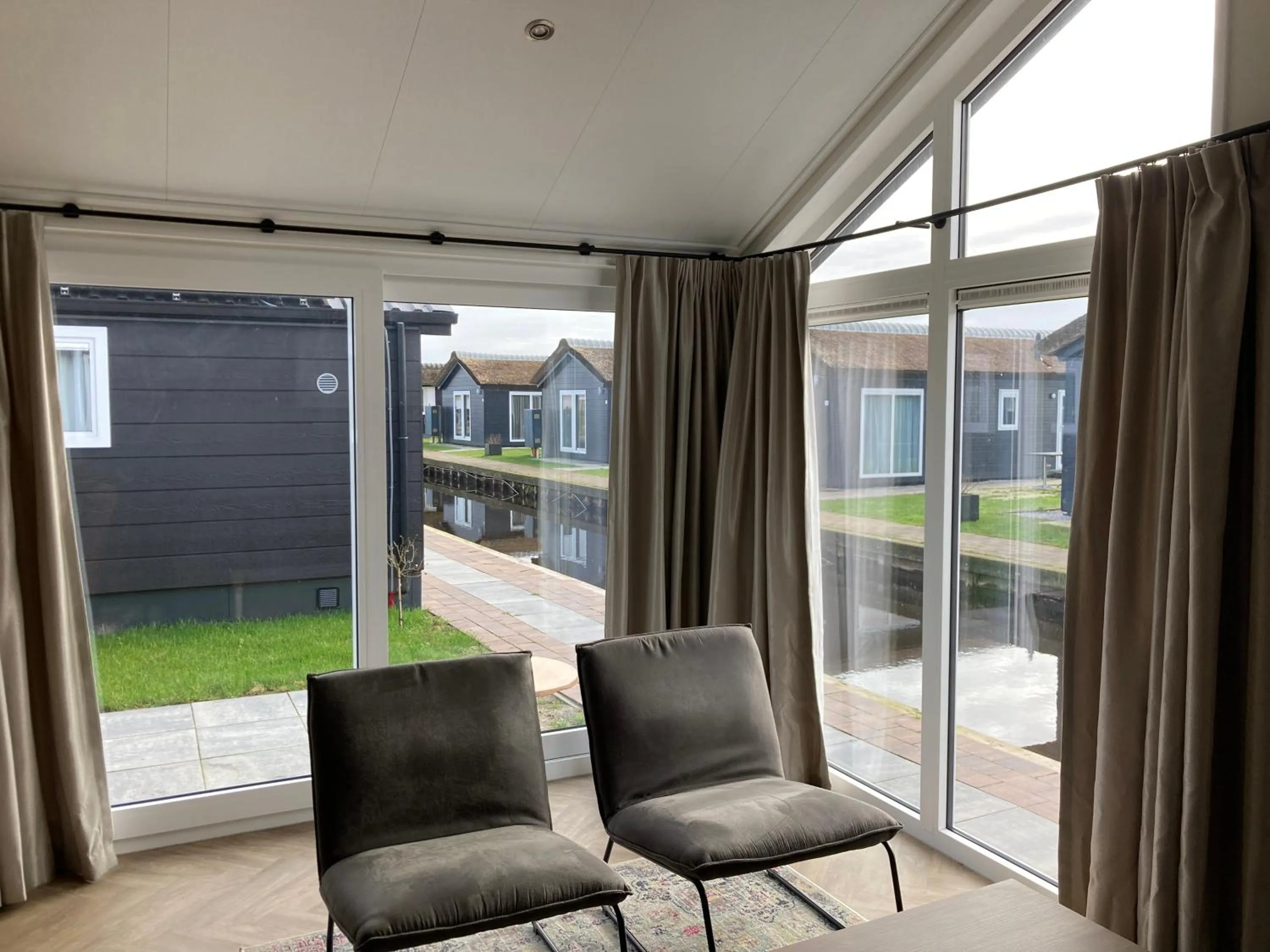 Living room in Waterpark Giethoorn