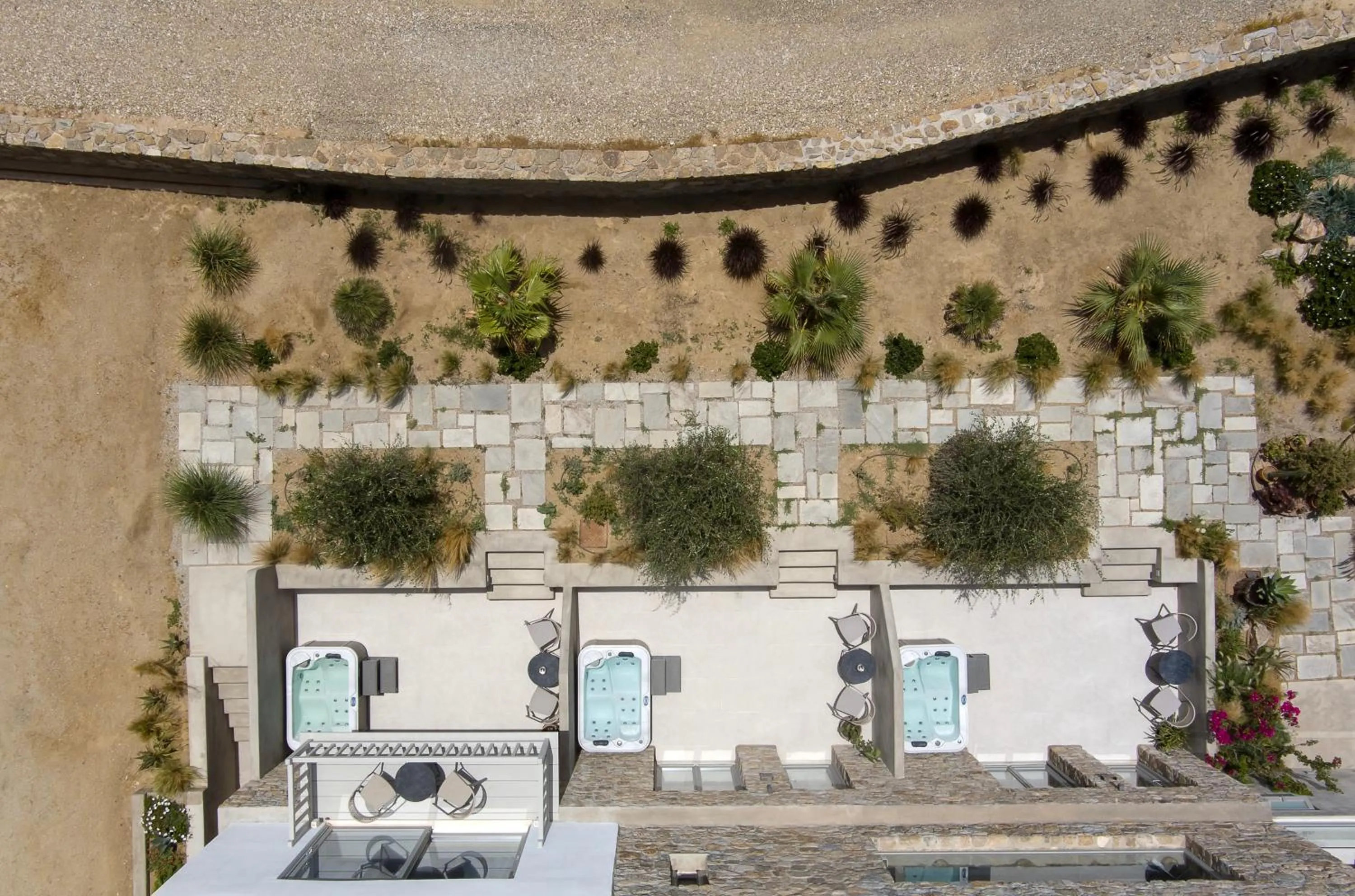 Patio in Ionic Suites