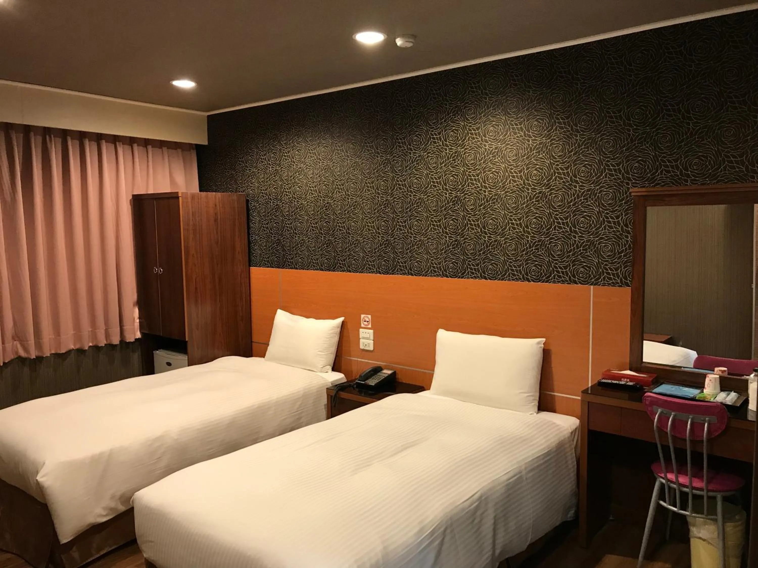 Bed in Long Siang Hotel