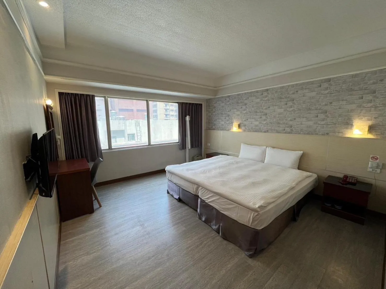 Bed in Long Siang Hotel