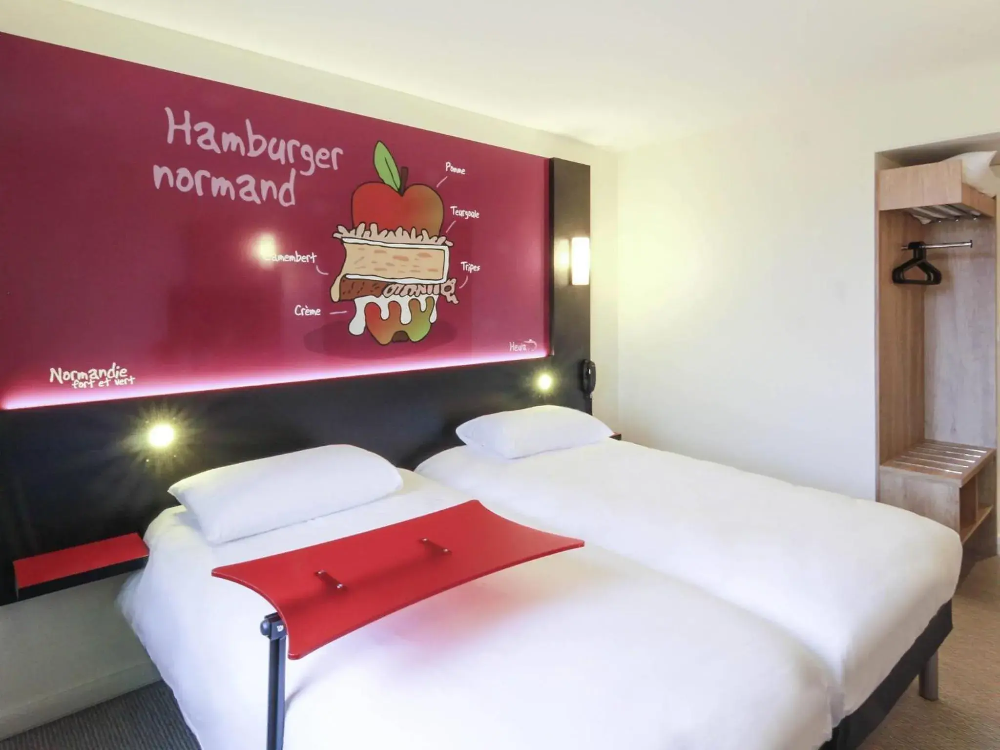 Bedroom, Bed in ibis Styles Flers Bedroom, Bed in ibis Styles Flers