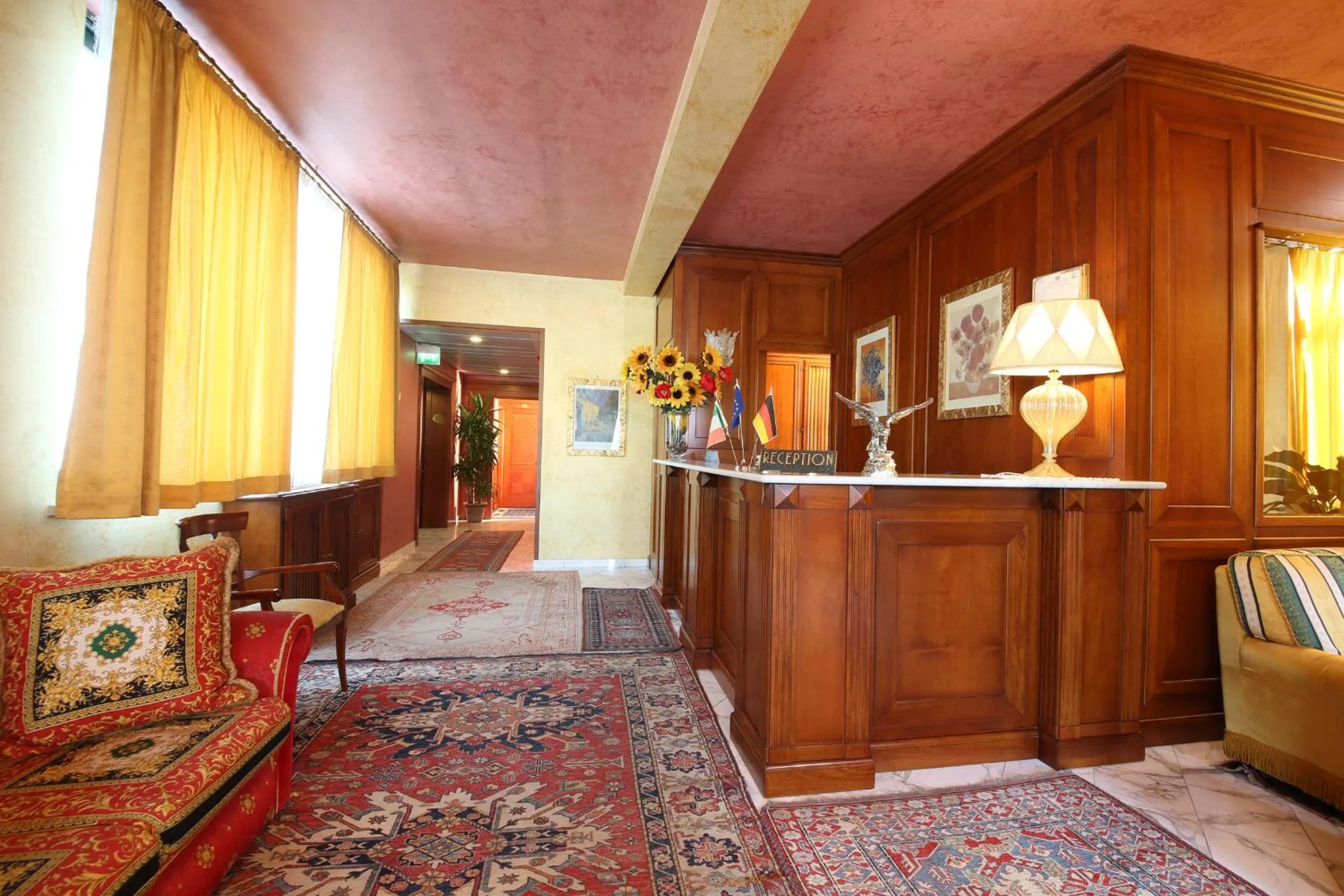 Lobby or reception in Hotel Abacus