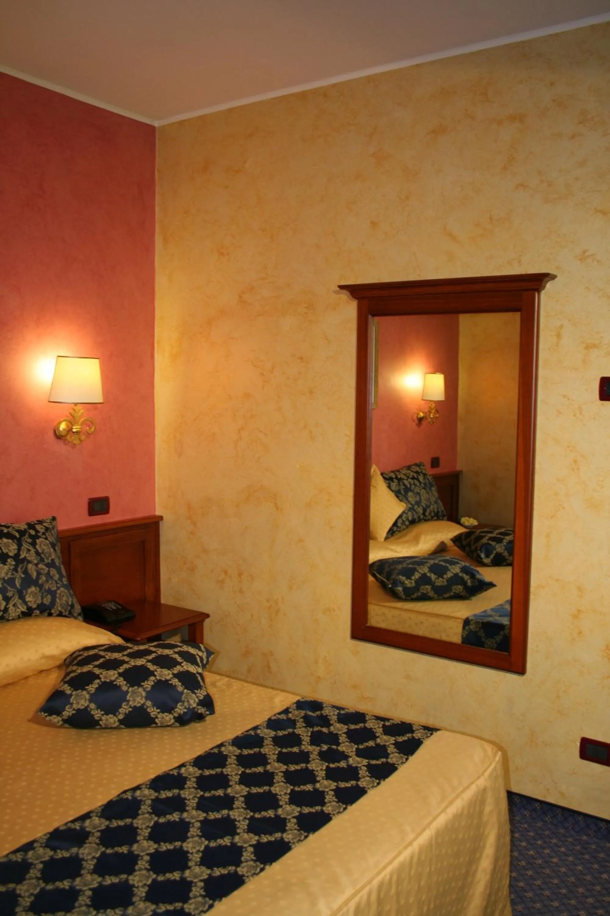 Decorative detail, Bed in Hotel Abacus