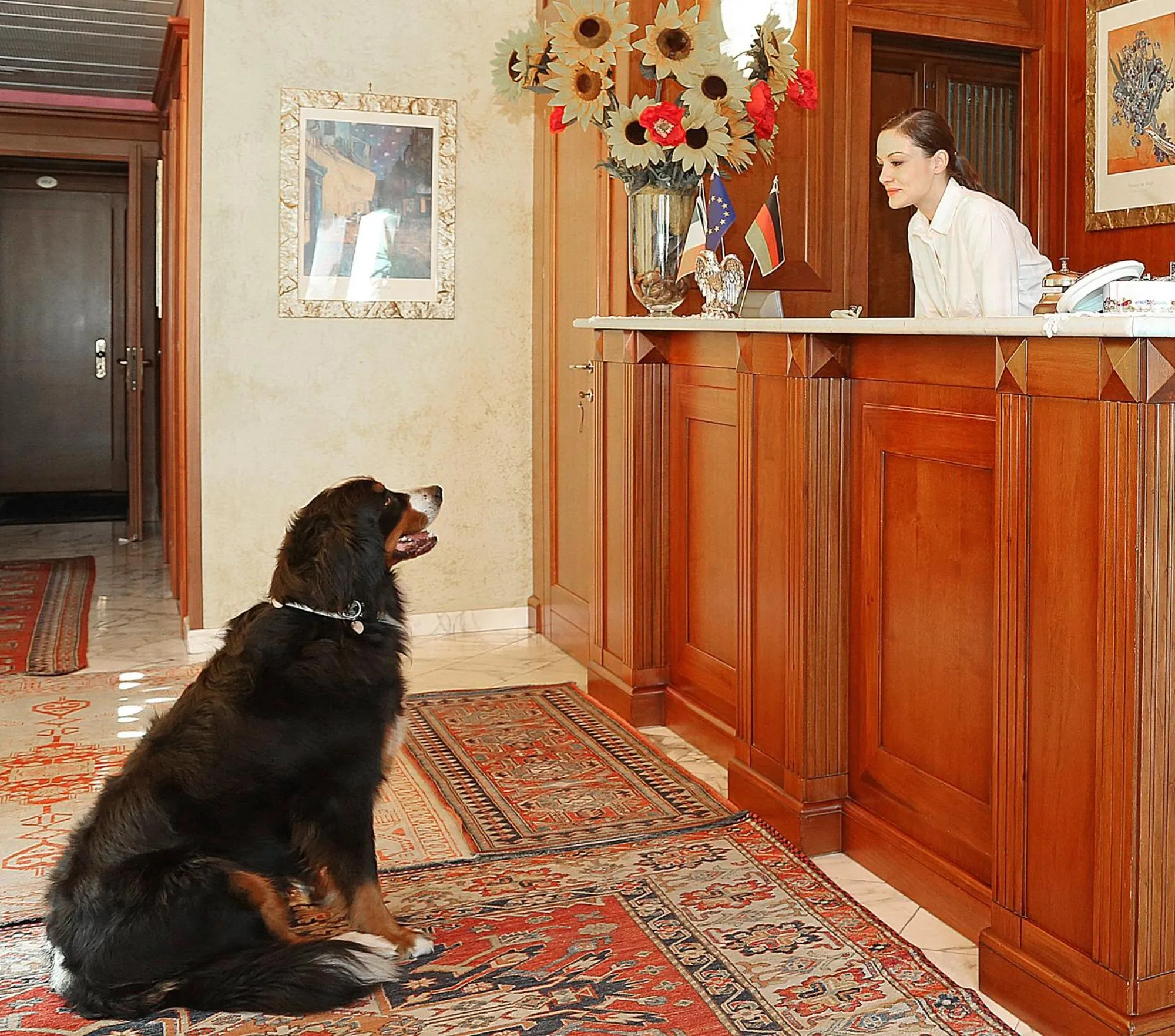 Lobby or reception in Hotel Abacus