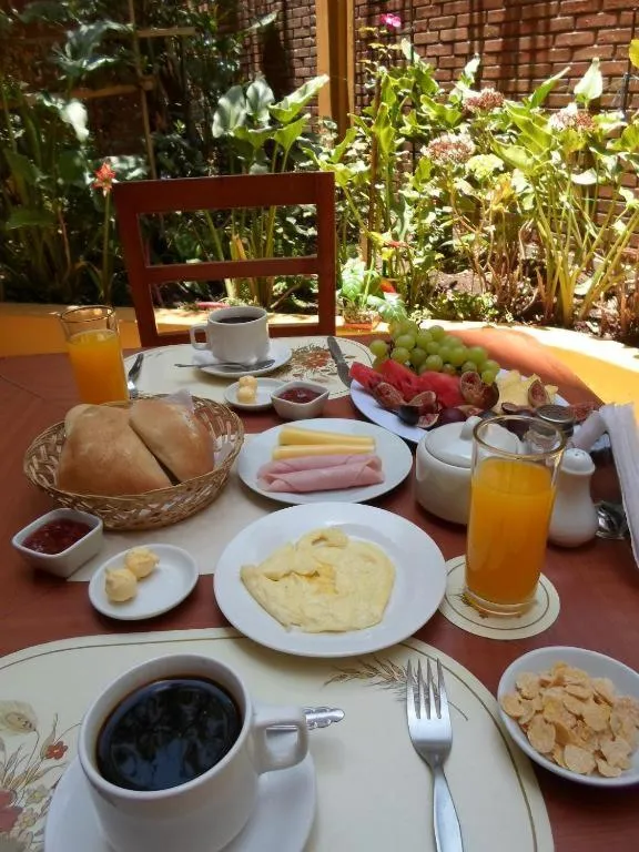 Continental breakfast in Astorga Hotel Arequipa