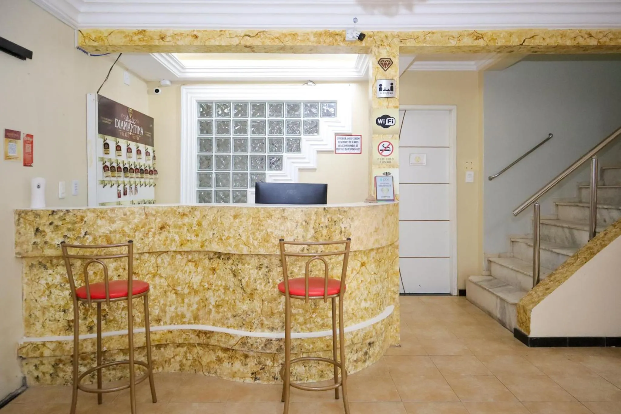 Lobby or reception in Diamantina Palace Hotel