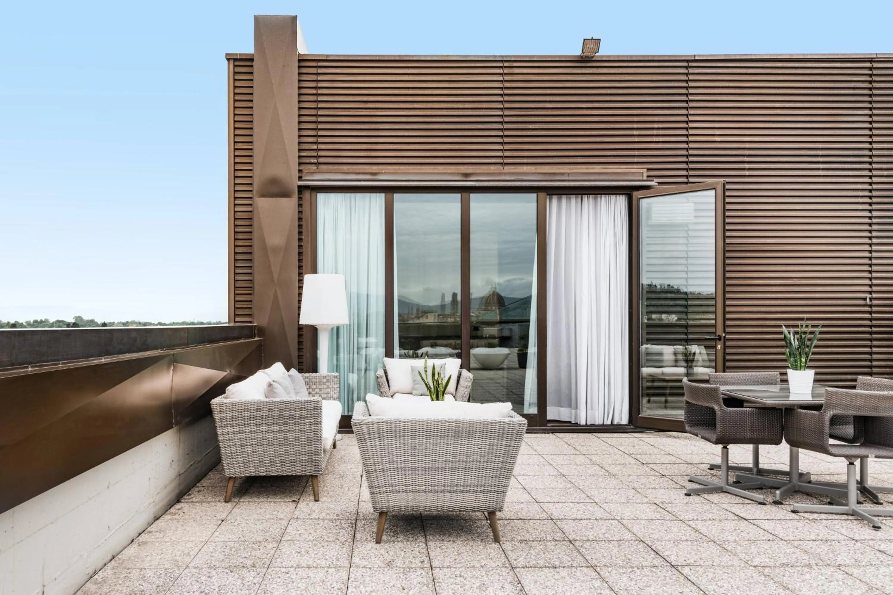 Bedroom in AC Hotel Firenze by Marriott