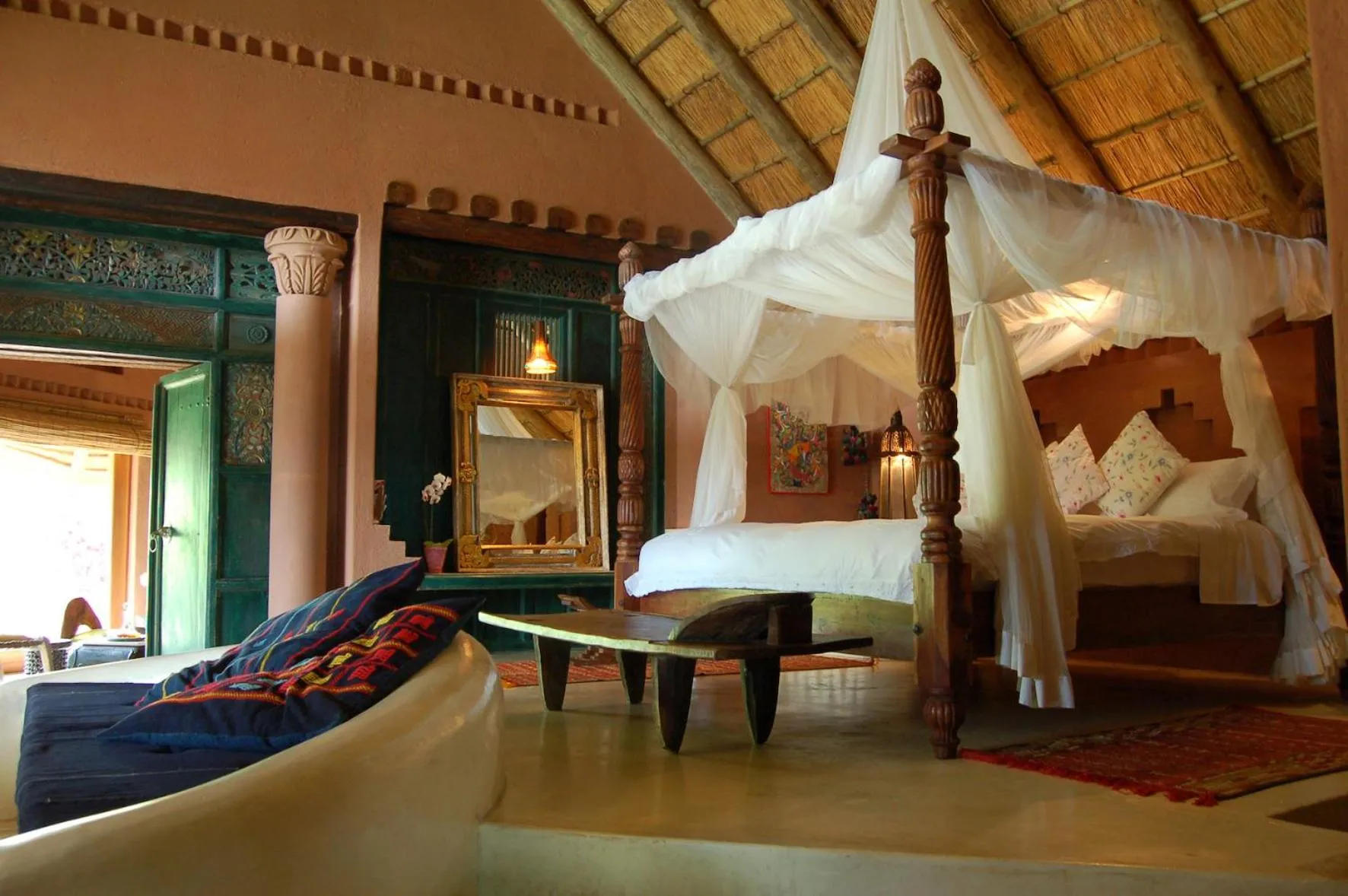 Bedroom, Bed in Timamoon Lodge