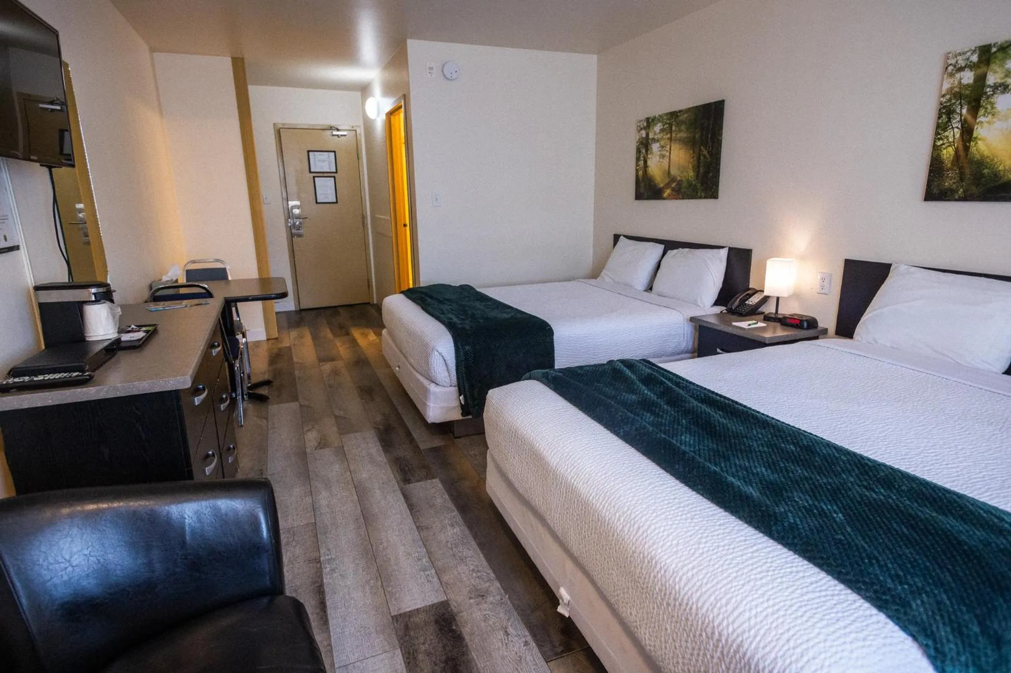 Bed in Sleep Suite Motel