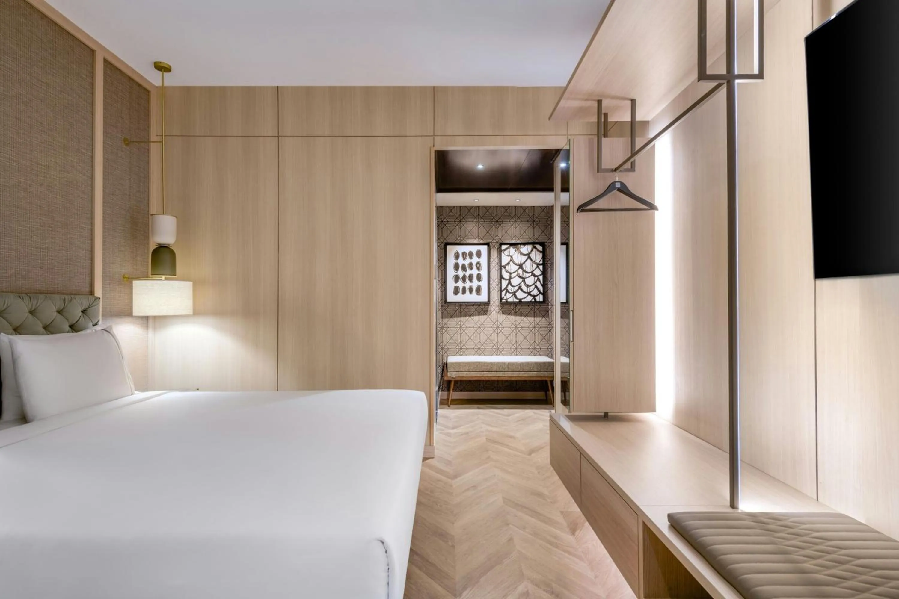 Photo of the whole room, Bed in AC Hotel Milano by Marriott