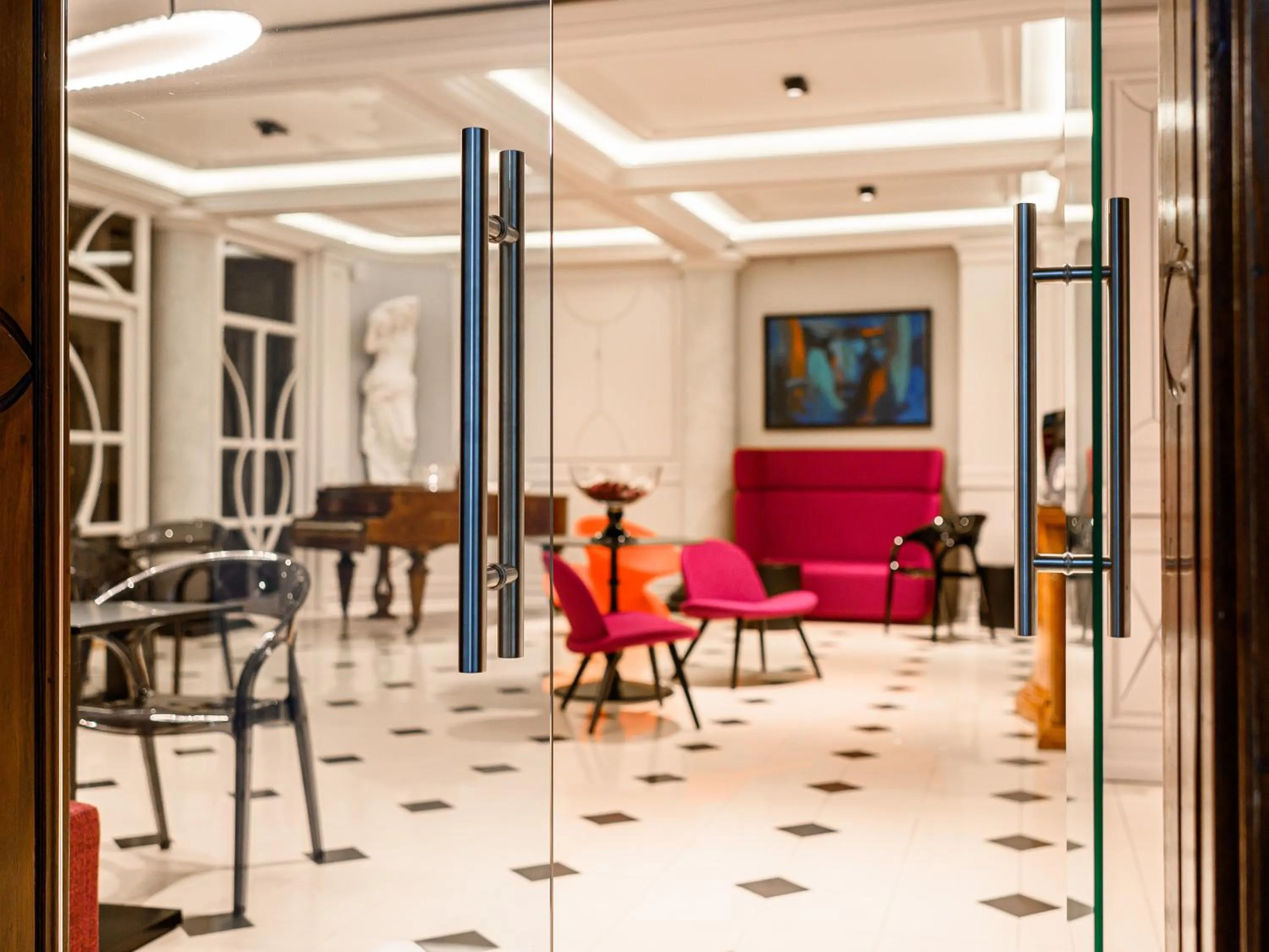 Lobby or reception in ArtLoft Garni Hotel