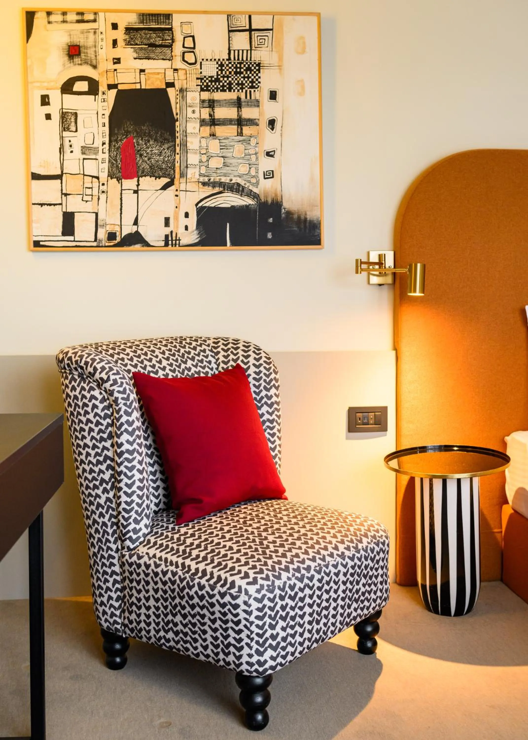 Decorative detail in ArtLoft Garni Hotel