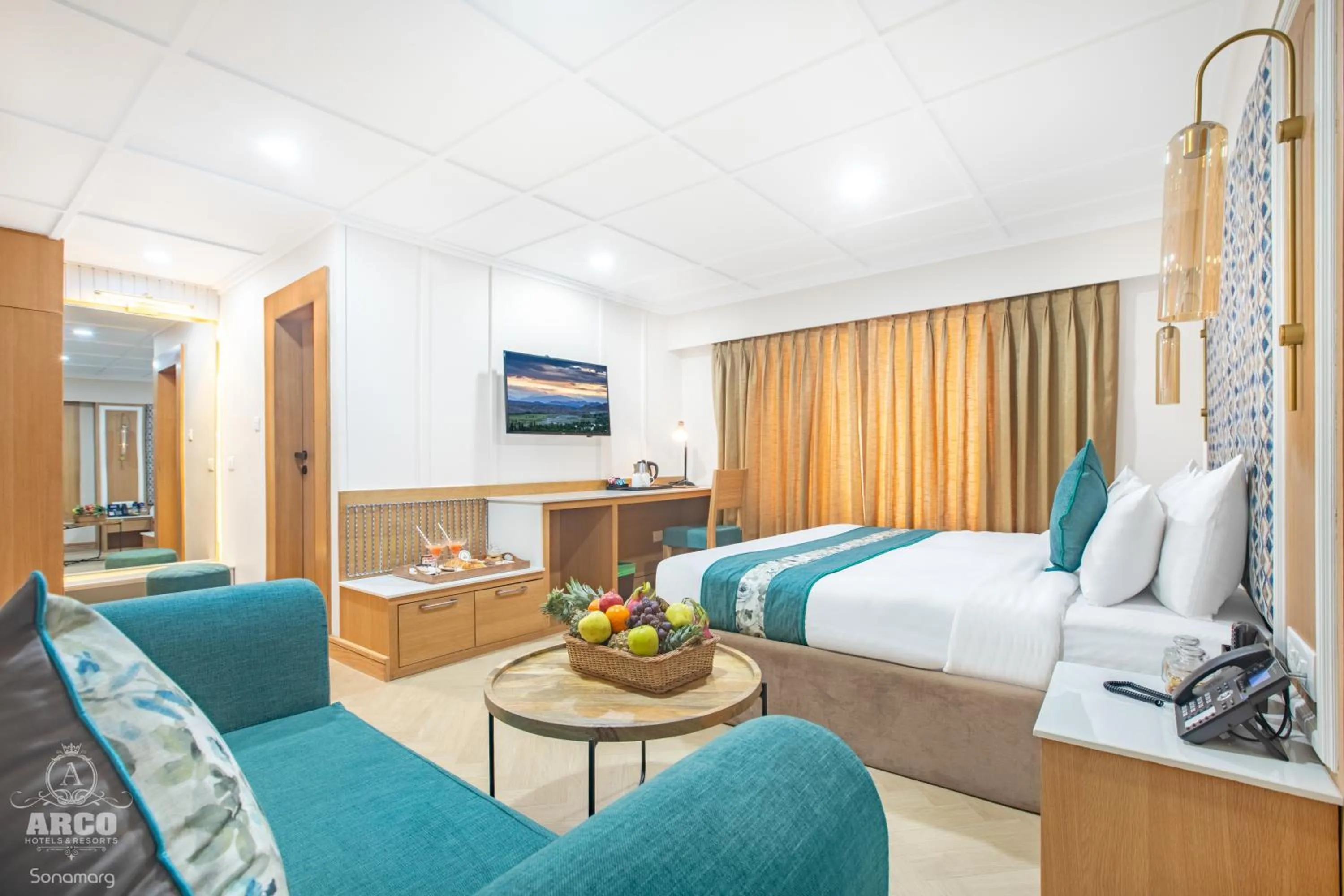 TV and multimedia, Bed in Arco Hotels & Resorts sonamarg