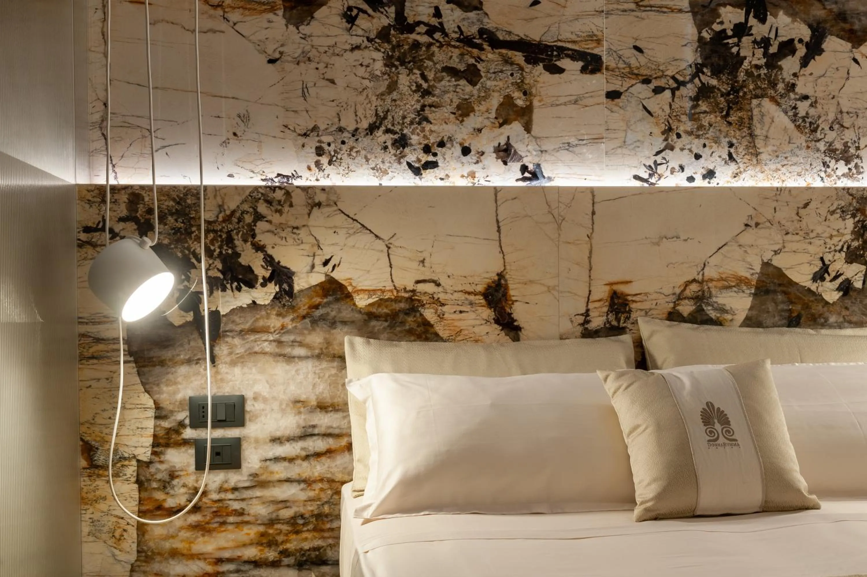 Bed in Donnarumma Hotel