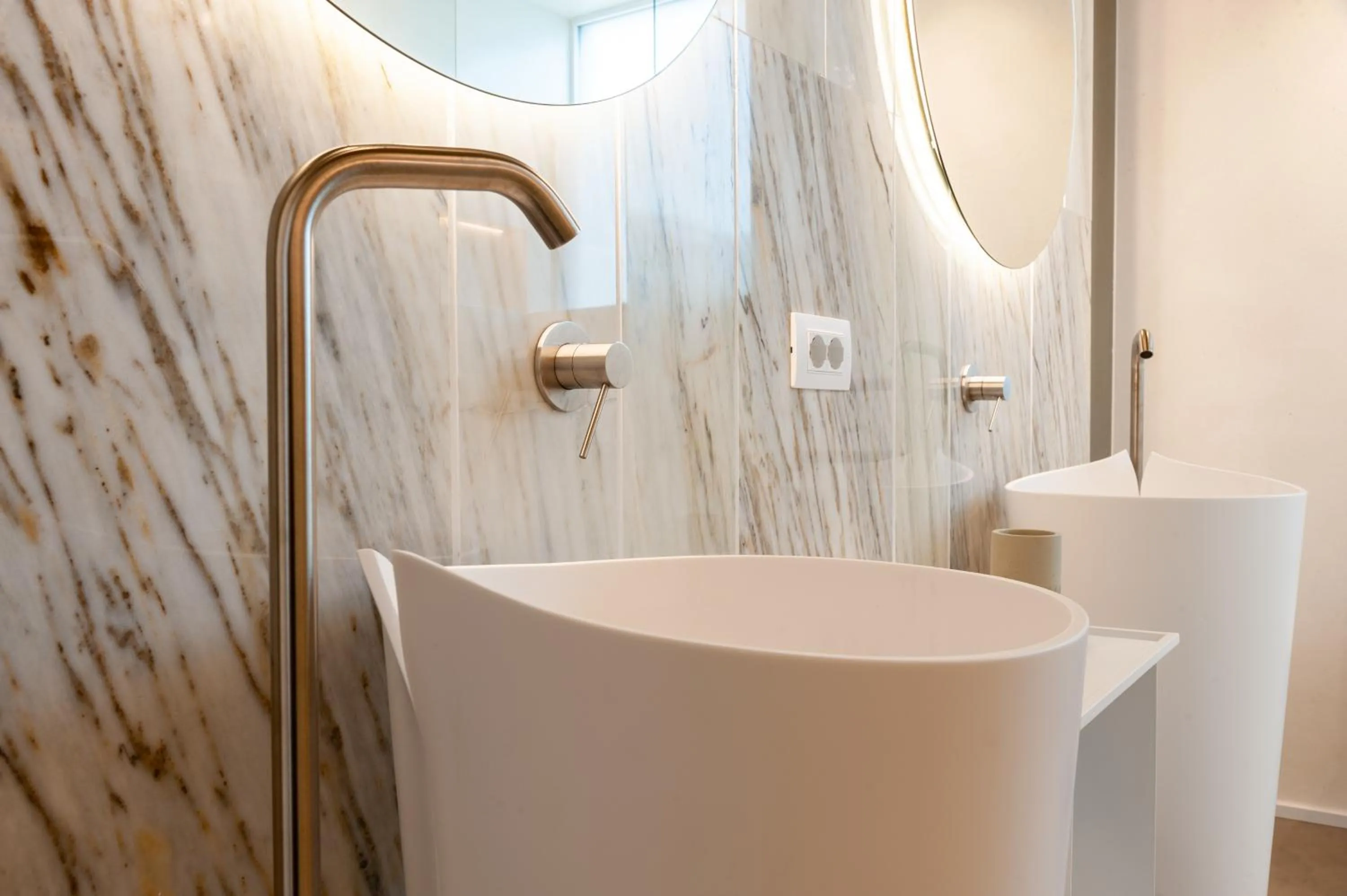 Bathroom in Donnarumma Hotel